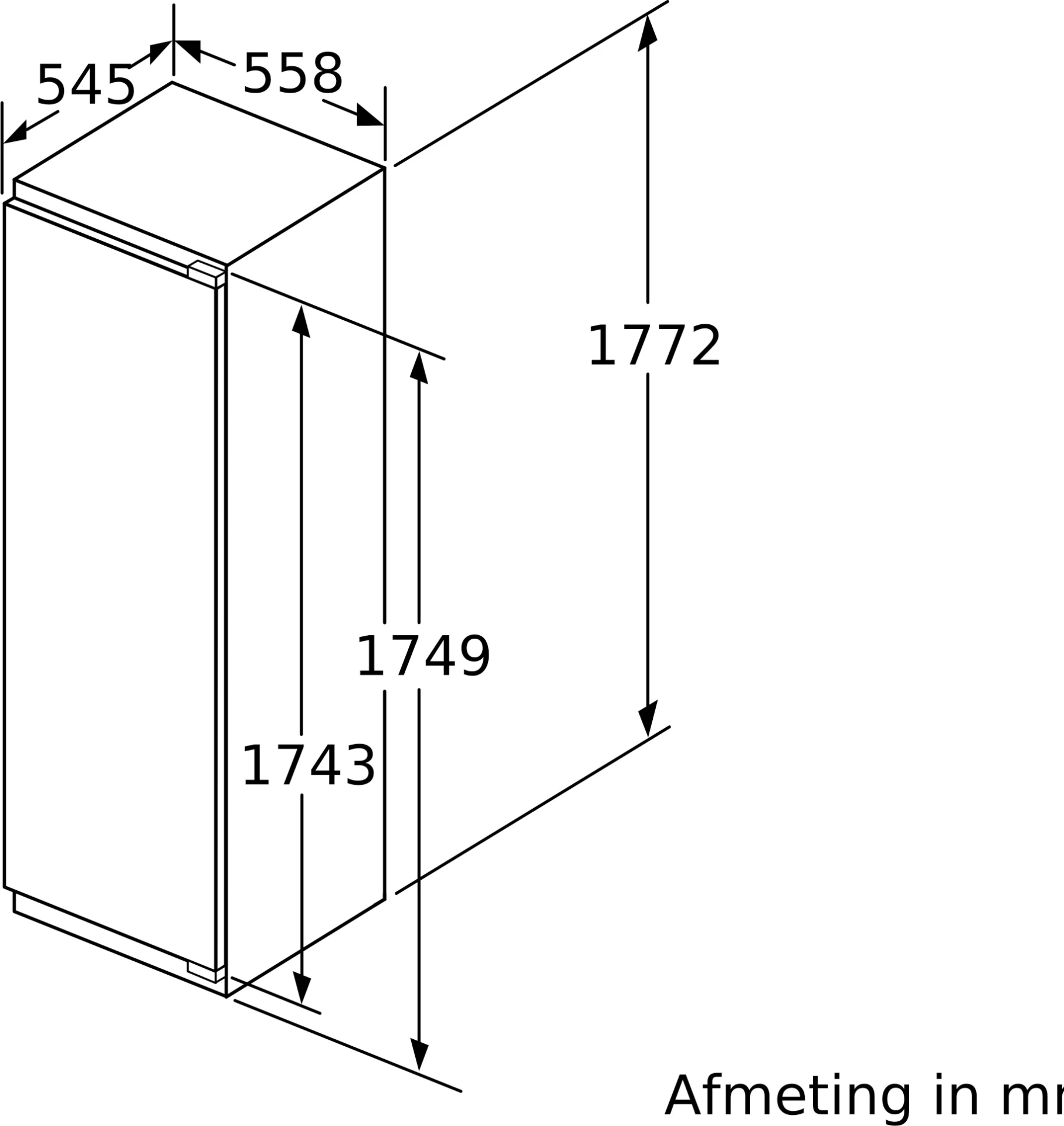 BOSCH SERIE 8 réfrigérateur sans surgélateur - 178cm - KIF81PFE0