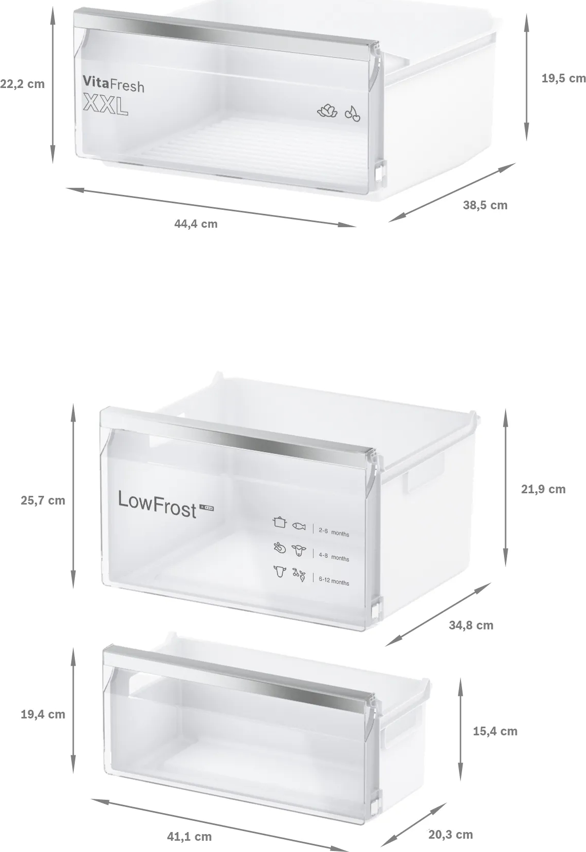 BOSCH SERIE 4 combiné réfrigérateur-congélateur - 178cm - KIV86VSE0