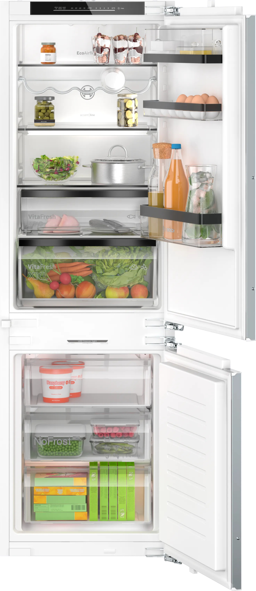 BOSCH SERIE 6 combiné réfrigérateur-congélateur - 178cm - KIN86SDC0