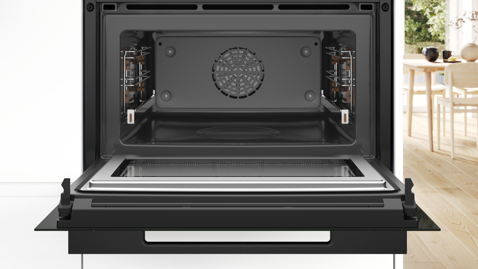 BOSCH SERIE 8 four multifonction avec micro-ondes - 45cm - CMG936AB1S