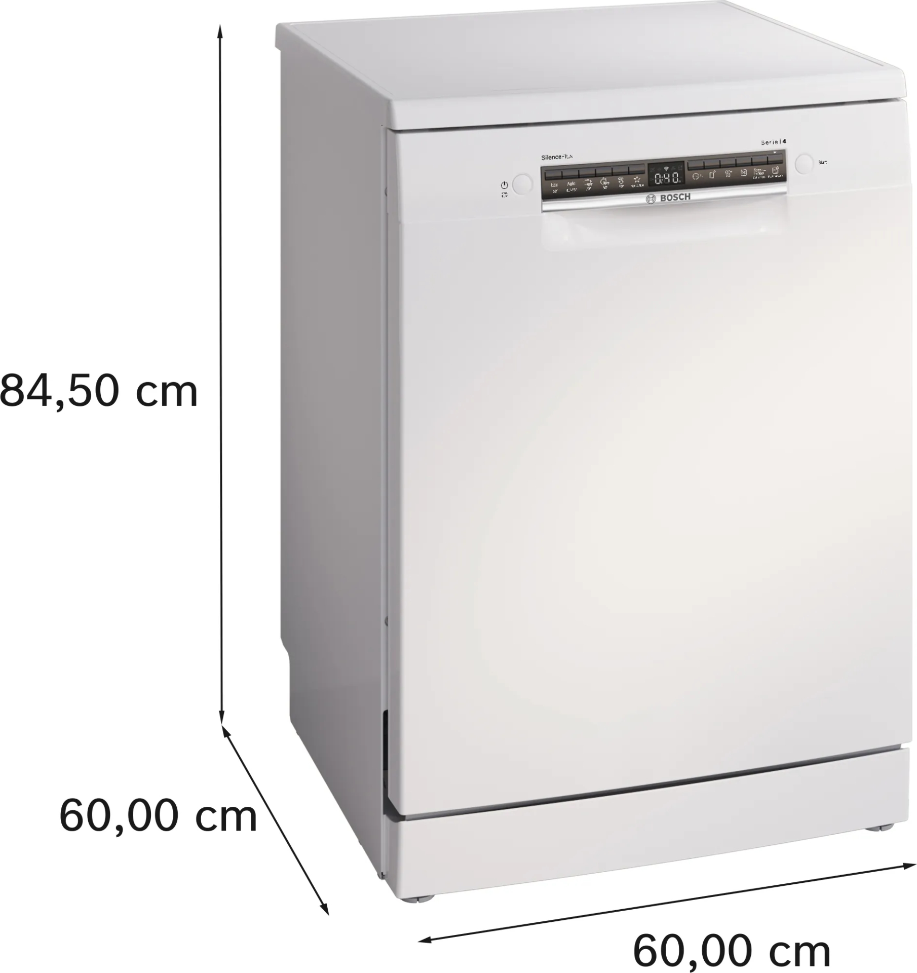 BOSCH SERIE 4 lave-vaisselle pose-libre - SMS4ECW28E