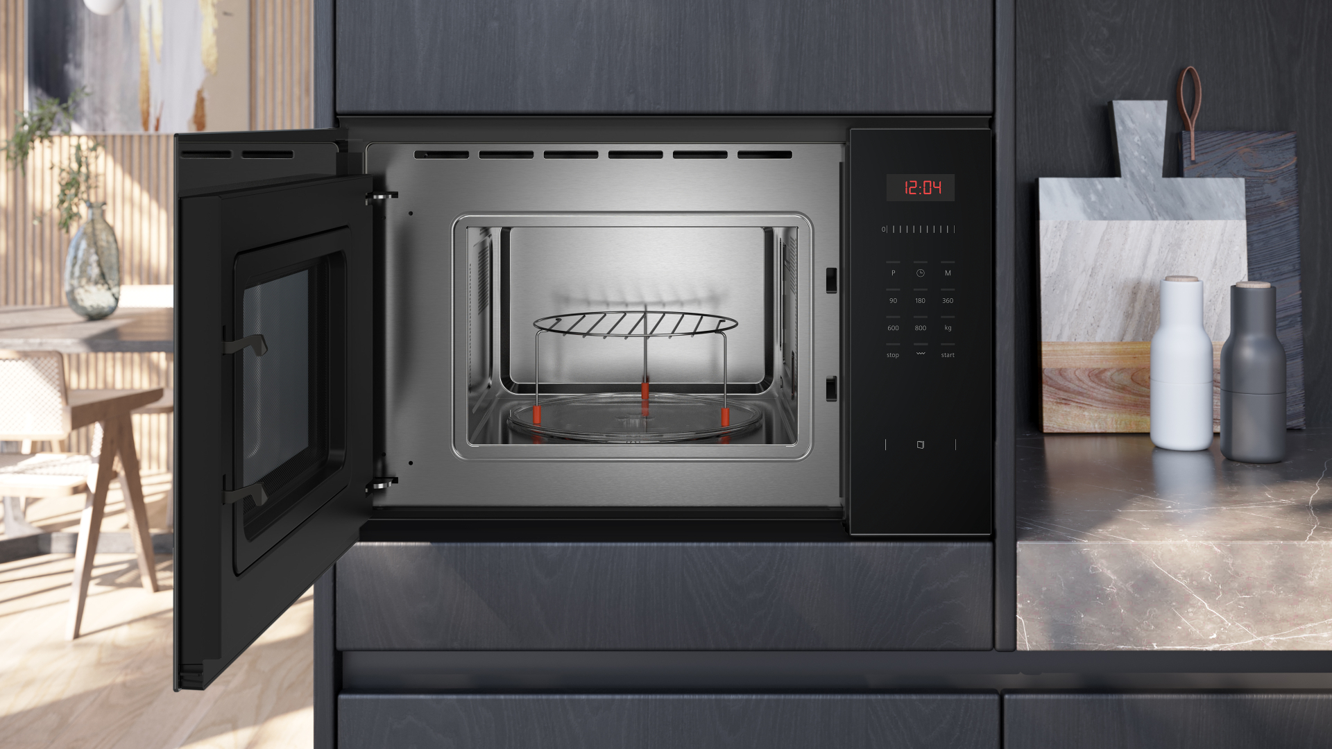 SIEMENS IQ300 four à micro-ondes avec grill - 38cm - BE523LMB1