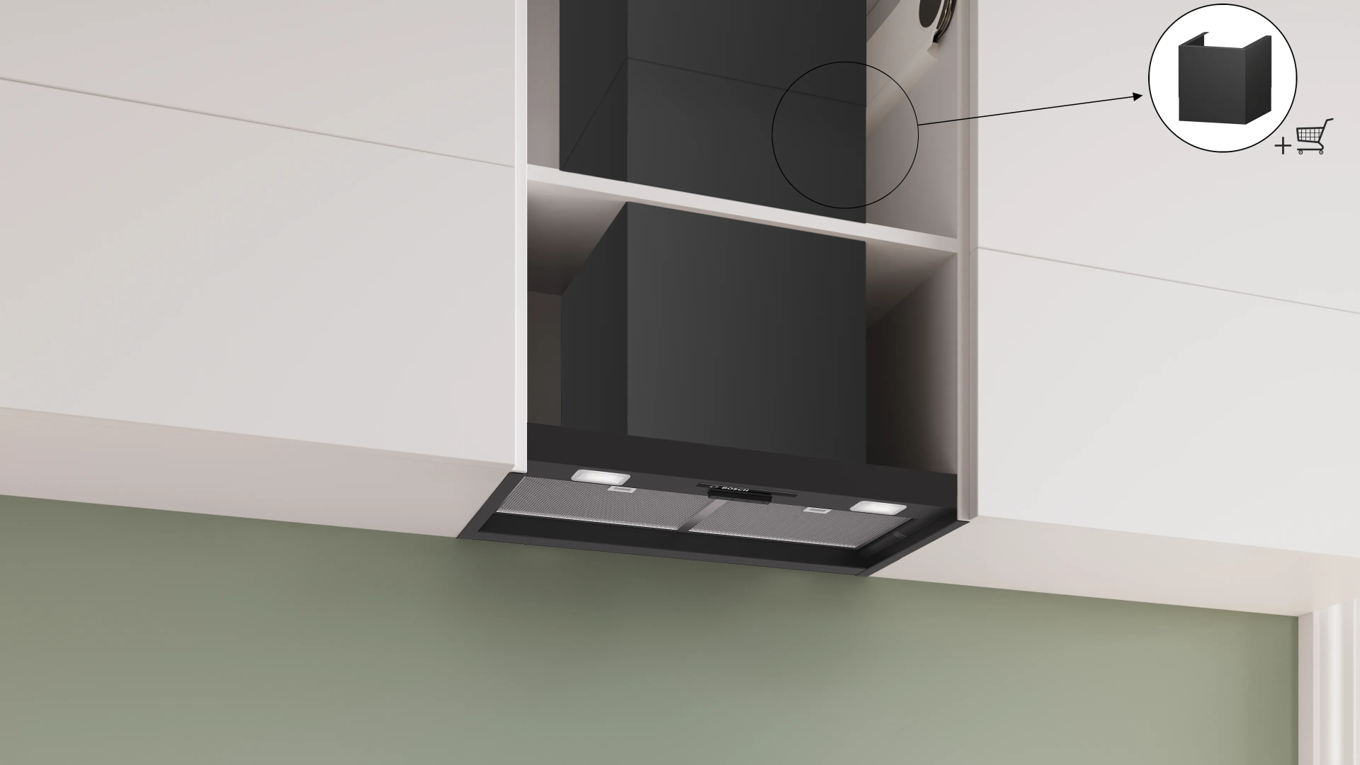 BOSCH SERIE 2 hotte intégré - 60cm - DBB63BC60