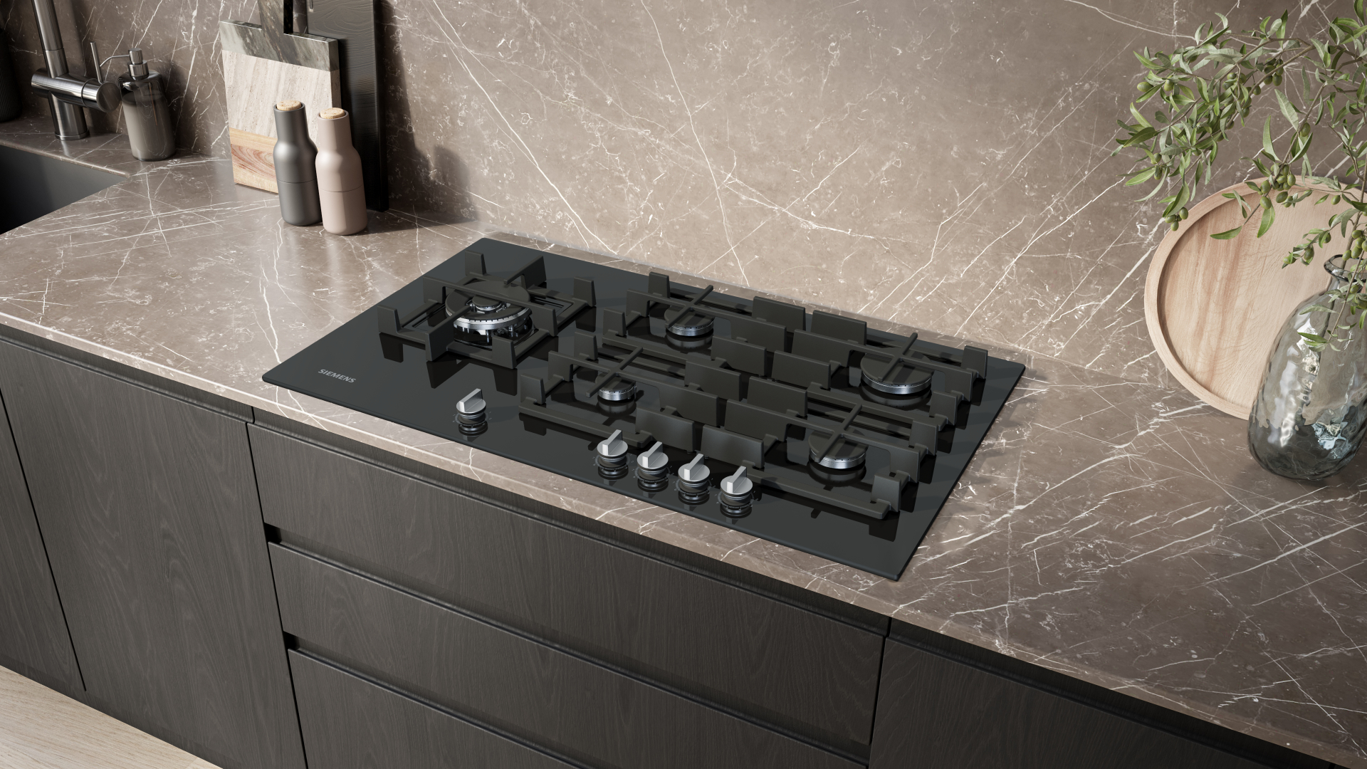 SIEMENS IQ500 table de cuisson au gaz - 90cm - EP9A6MI40