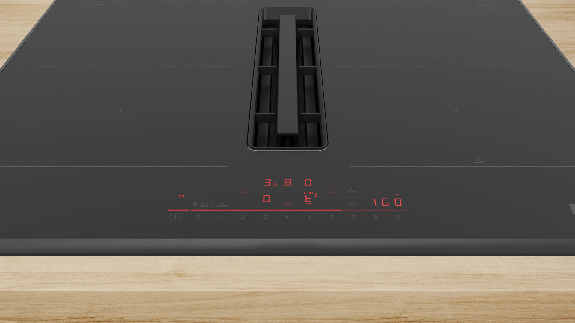 BOSCH SERIE 6 table de cuisson avec hotte integrée - 60cm - PVQ695H26E