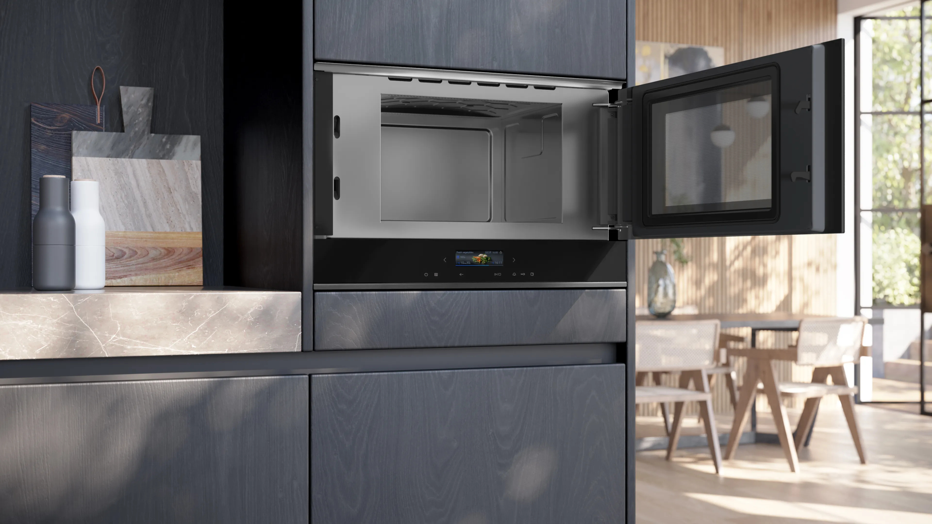 SIEMENS IQ700 four à micro-ondes - 38cm - BF922R1B1