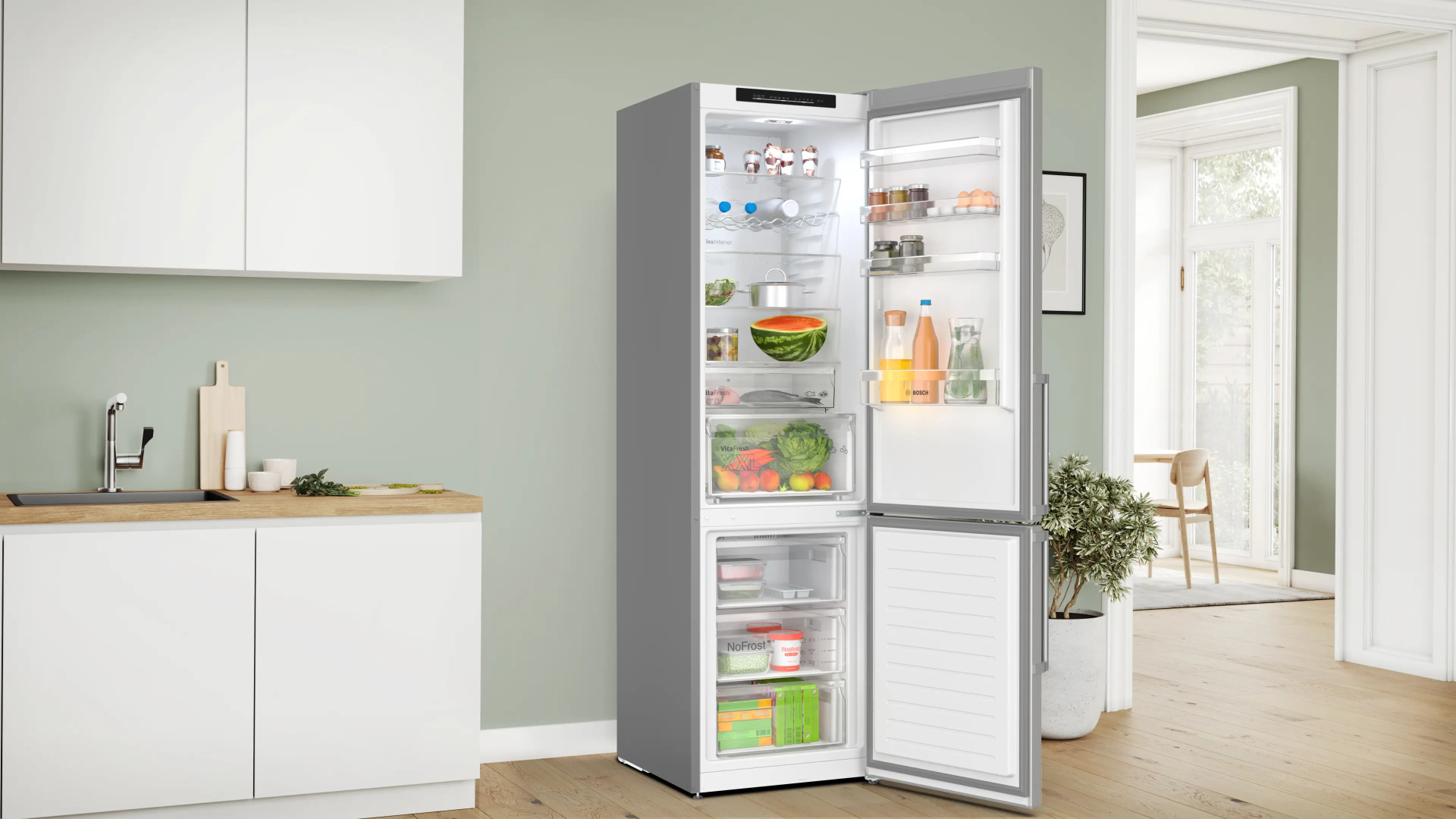 BOSCH SERIE 4 combiné réfrigérateur-congélateur pose-libre - 203cm - KGN39VICT