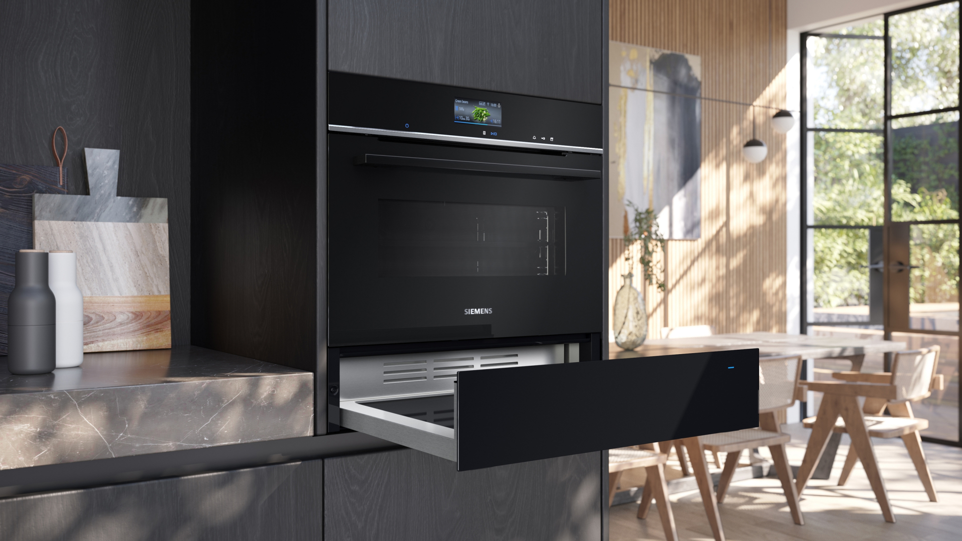 SIEMENS IQ700 tiroir chauffant - 14cm - BI710C1B1
