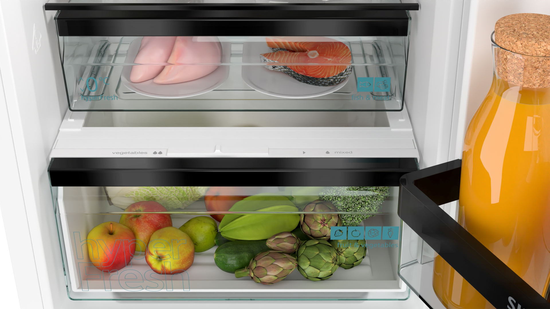 SIEMENS IQ500 combiné réfrigérateur-congélateur - 178cm - KI86NSDD0