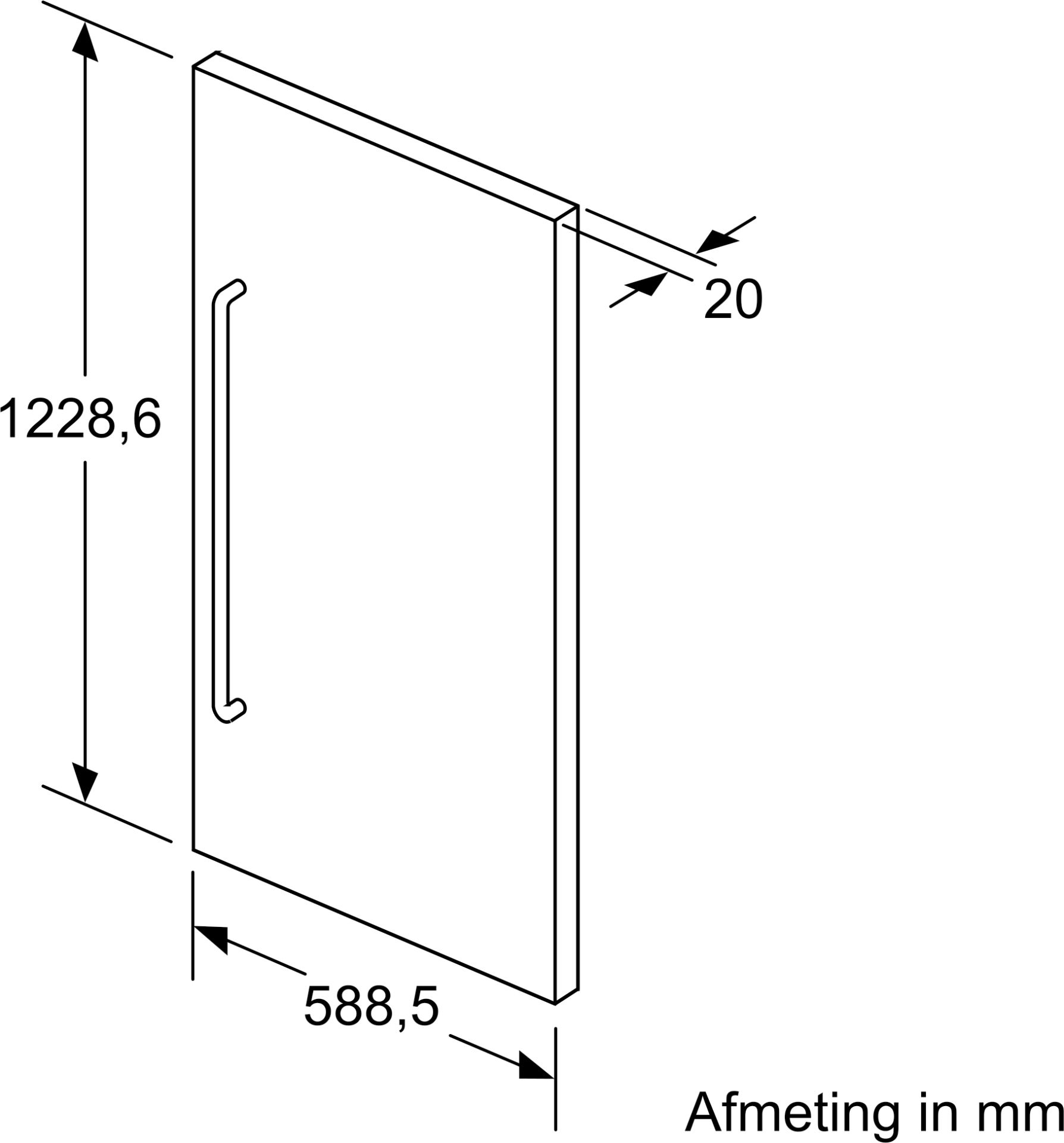 SIEMENS panneau de porte - KF40ZSX0
