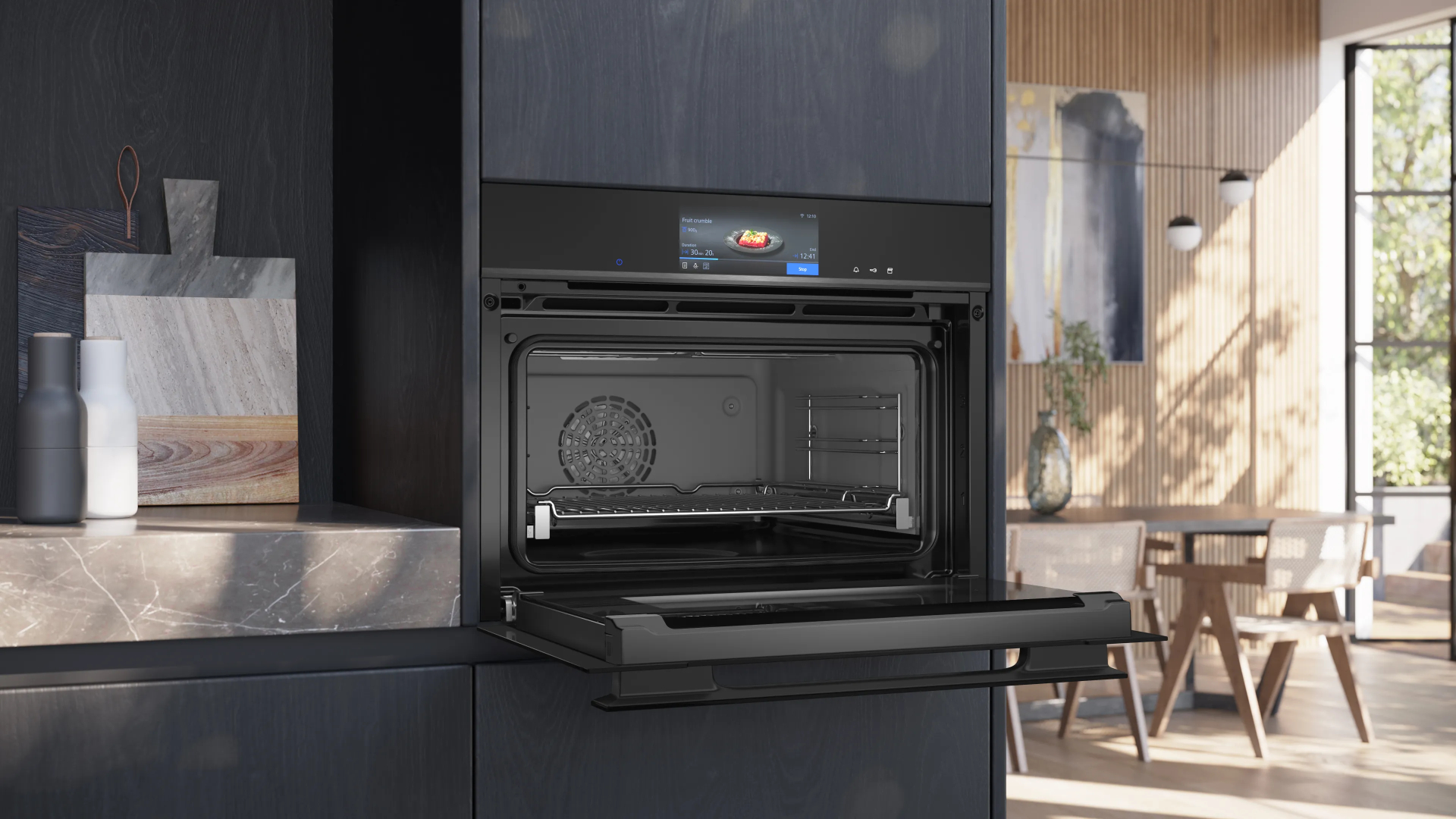 SIEMENS IQ700 four multifonction avec vapeur - 45cm - CS958GCB1