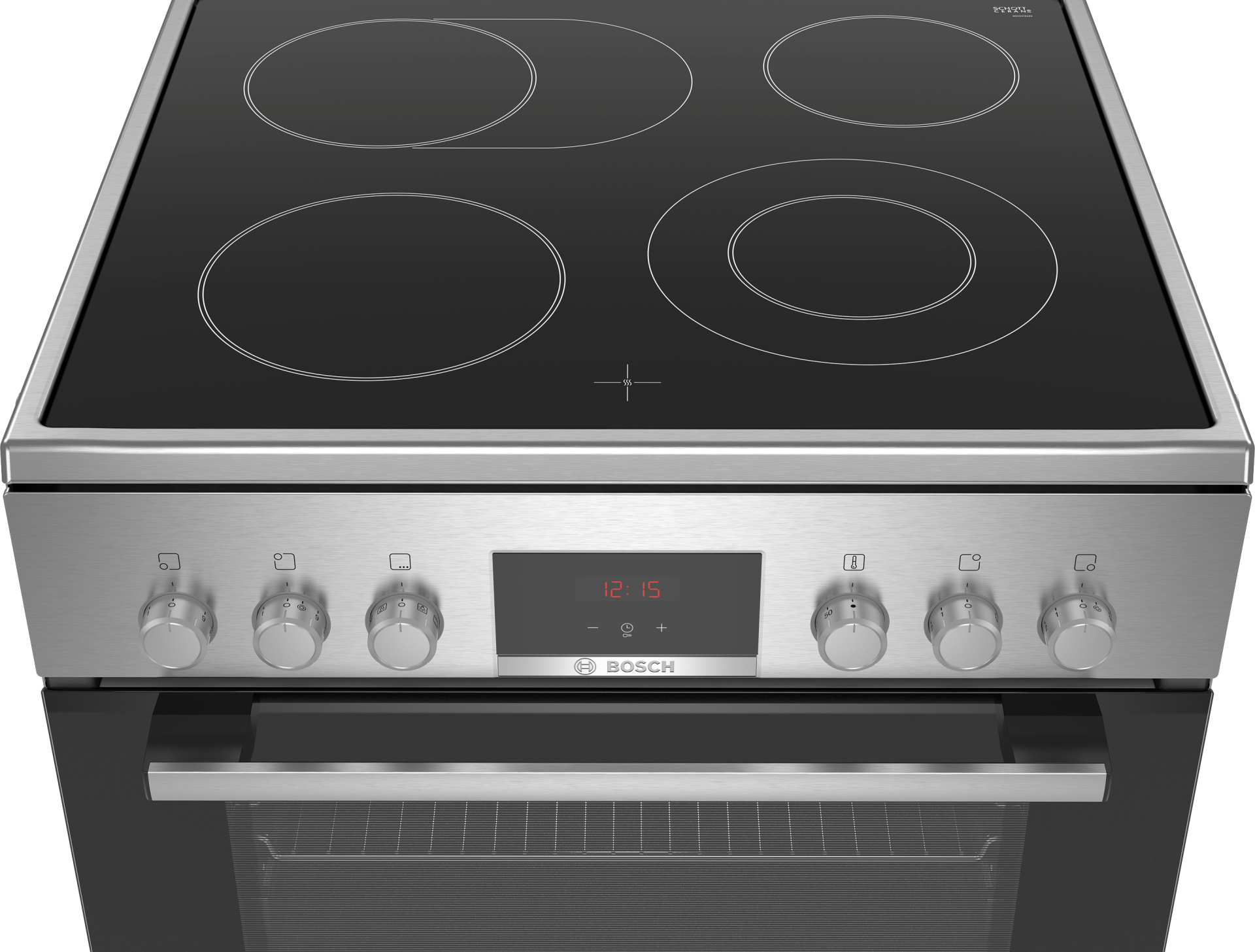 BOSCH SERIE 4 cuisinière avec taque céramique - 60cm - HKR39C250