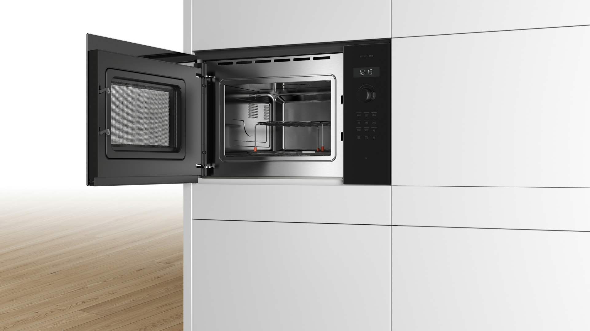 BOSCH SERIE 6 four à micro-ondes avec grille - 38cm - BEL454MB1F