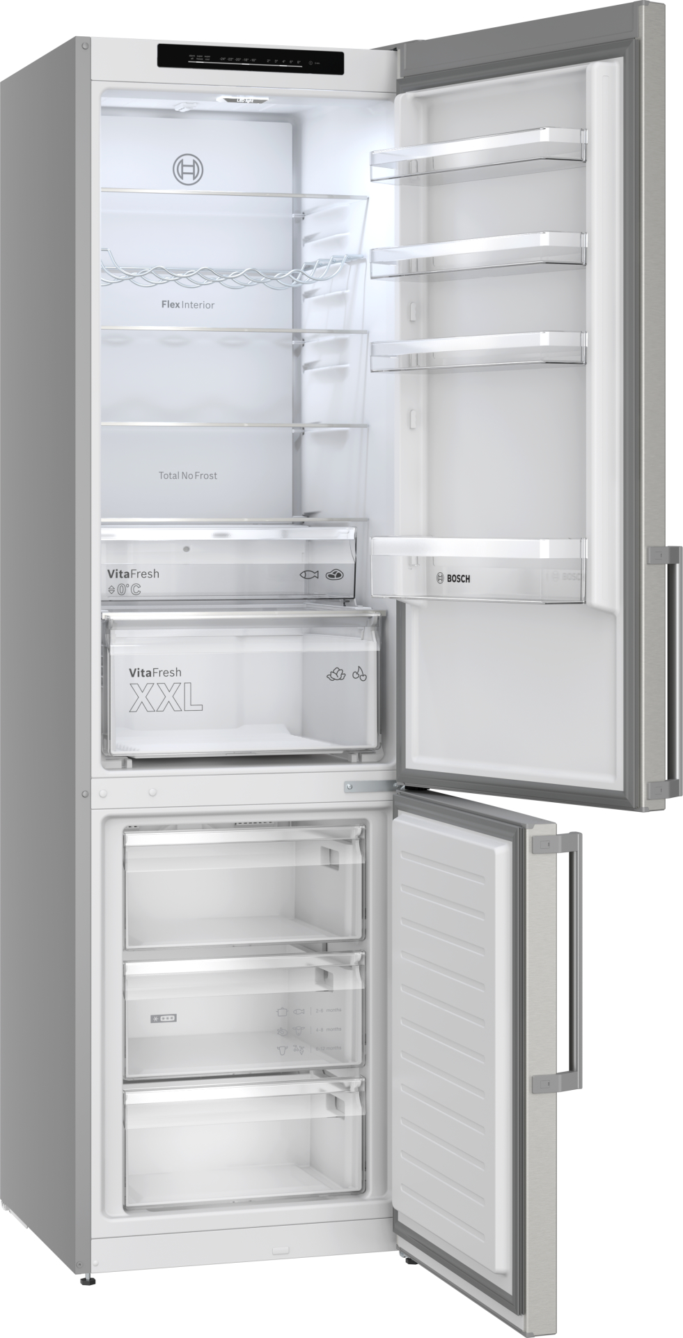 BOSCH SERIE 4 combiné réfrigérateur-congélateur pose-libre - 203cm - KGN39VICT