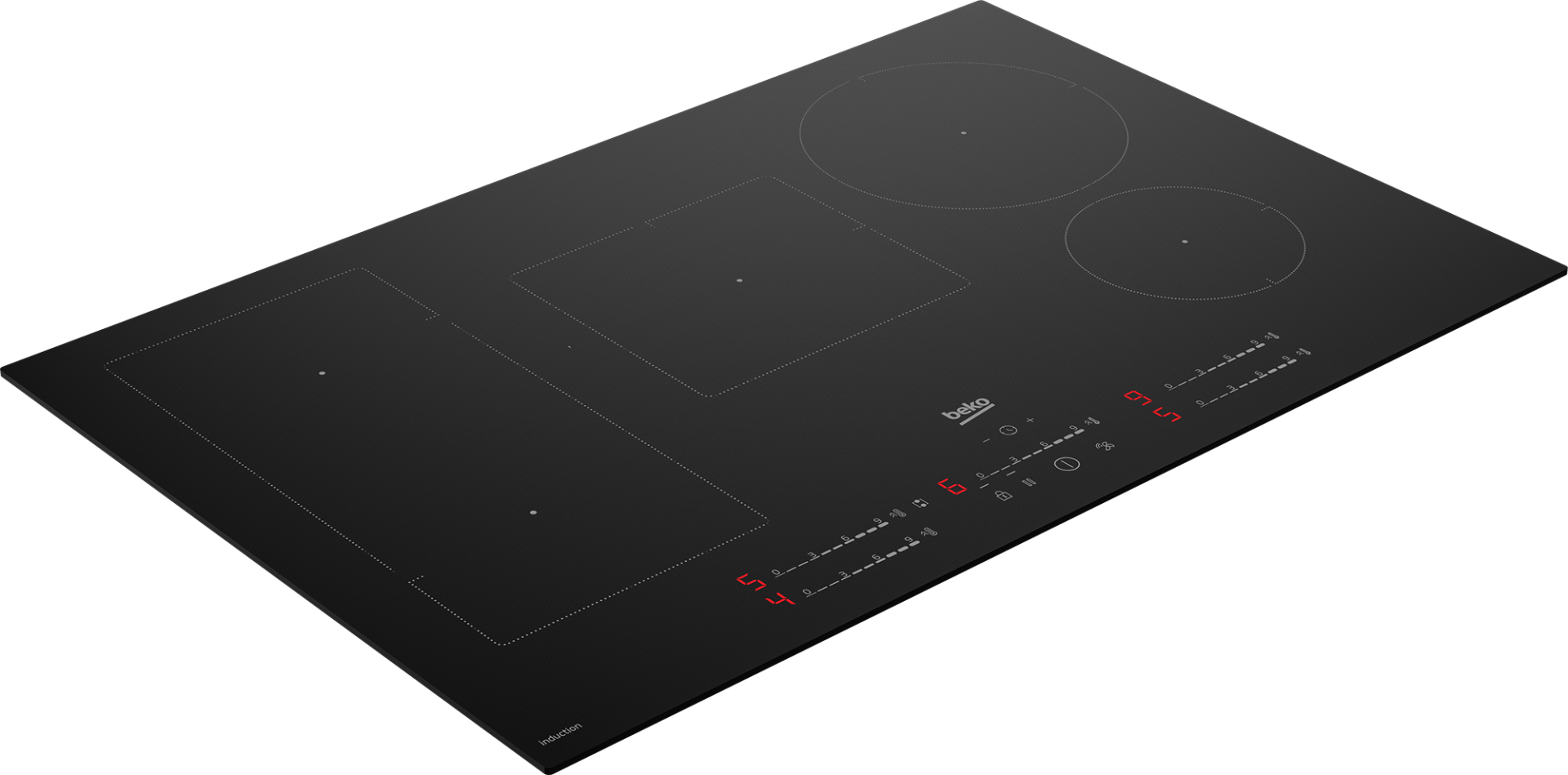 BEKO table de cuisson à induction - 80cm - HII85720UFT