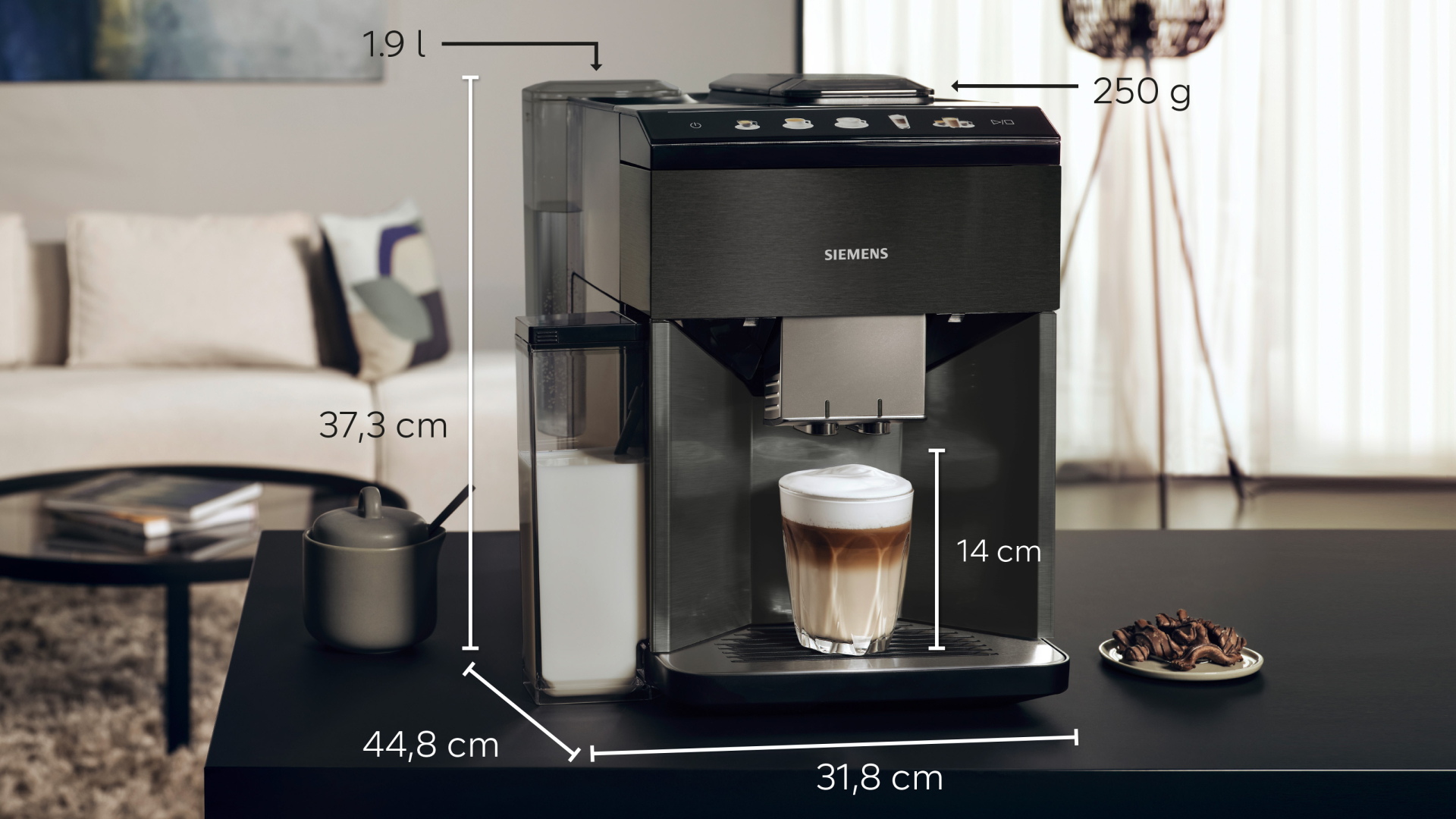 SIEMENS EQ500 machine expresso - TQ518DF3