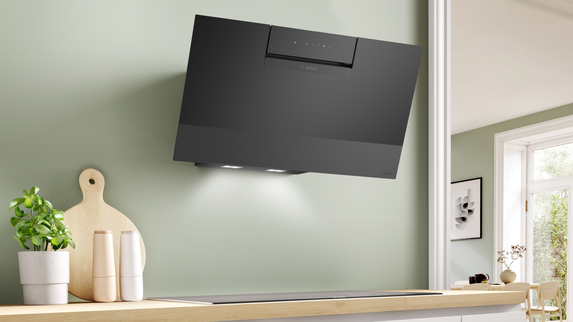 BOSCH SERIE 4 hotte murale - 80cm - DWK87FN65