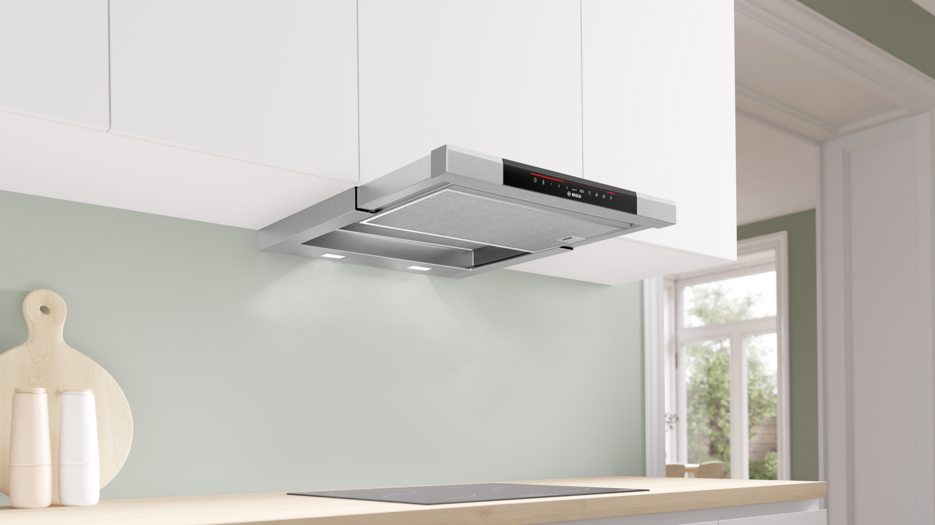 BOSCH SERIE 8 hotte téléscopique - 60cm - DFS067K51