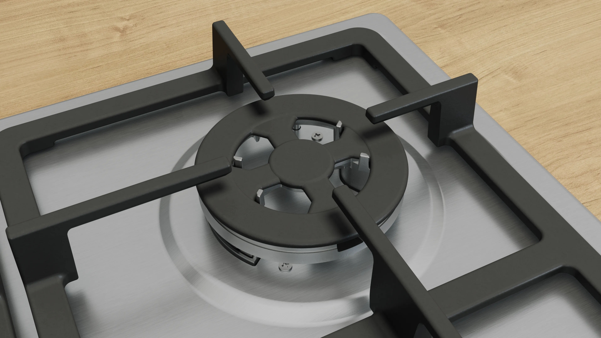 BOSCH SERIE 4 table de cuisson au gaz - 60cm - PGH6B5K90