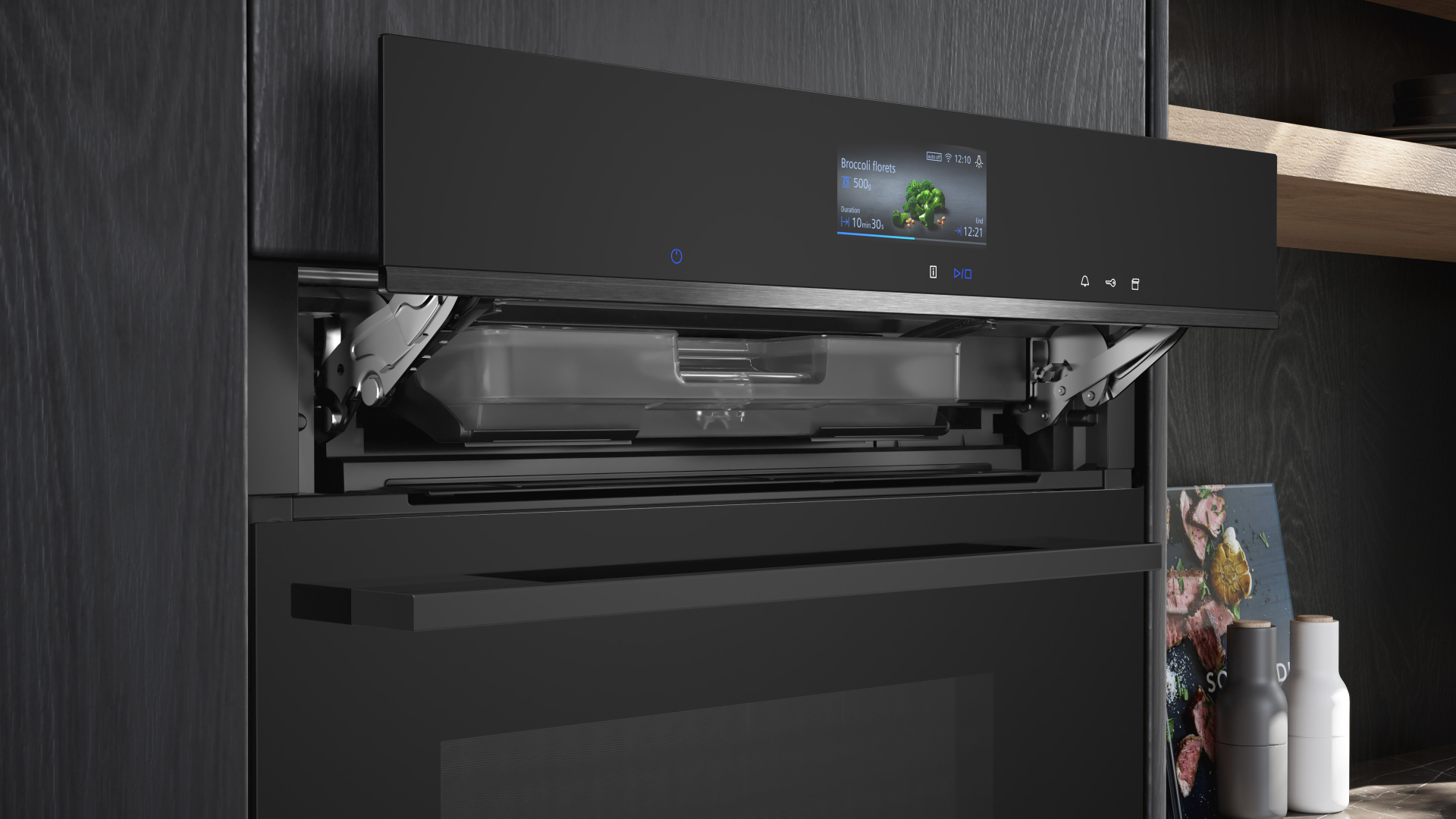SIEMENS IQ700 four multifonction avec vapeur - 60cm - HS736G3B1