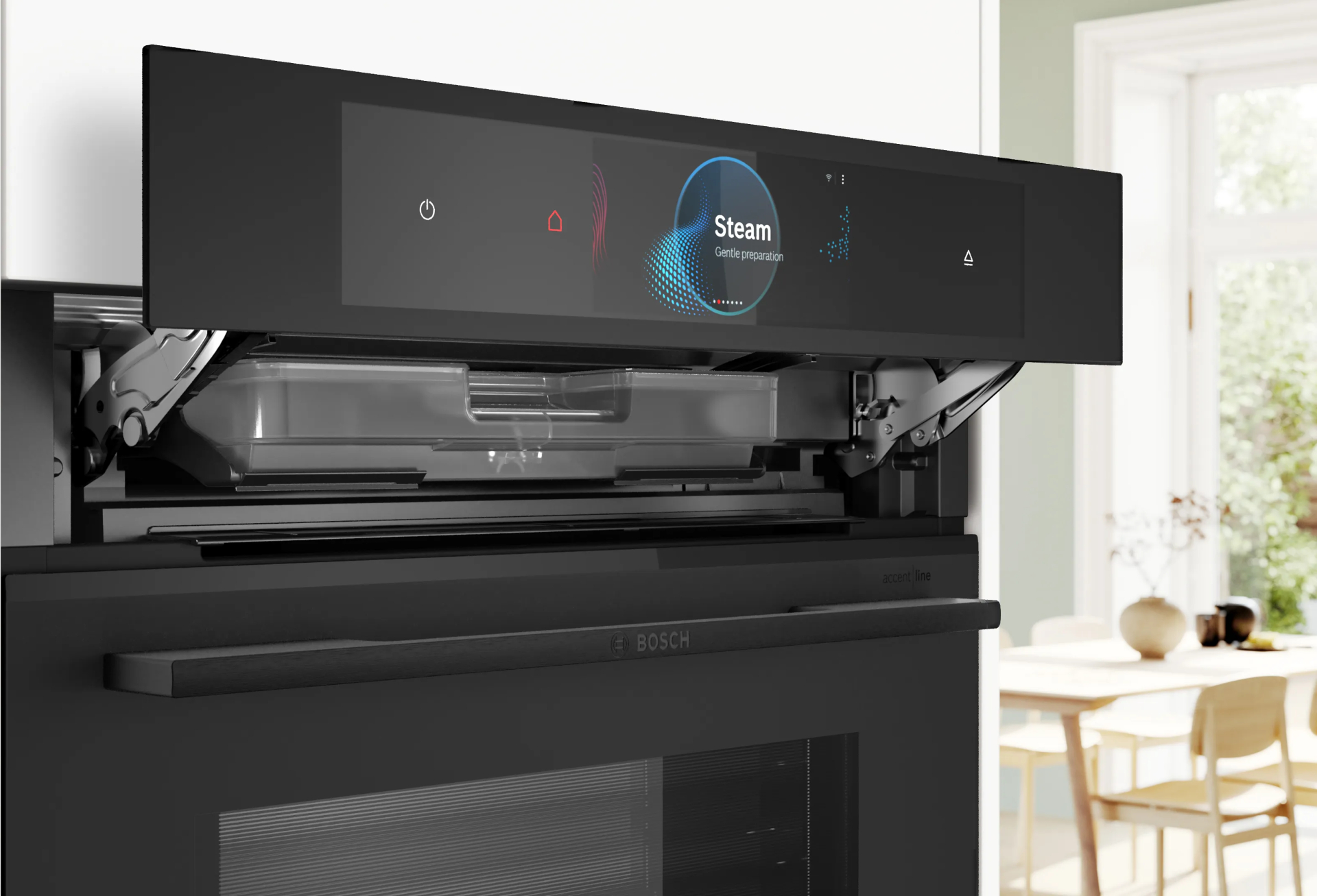 BOSCH SERIE 8 four multifonction avec vapeur - 45cm - CSG938DM1