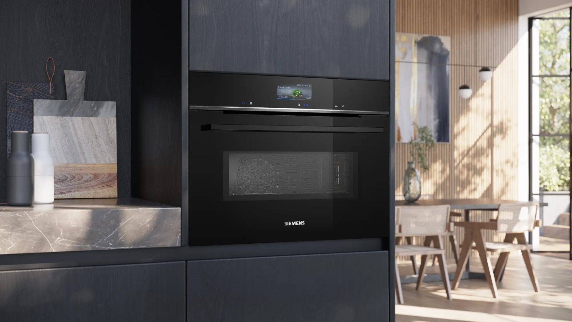 SIEMENS IQ700 four multifonction avec micro-ondes - 45cm - CM776G1B1