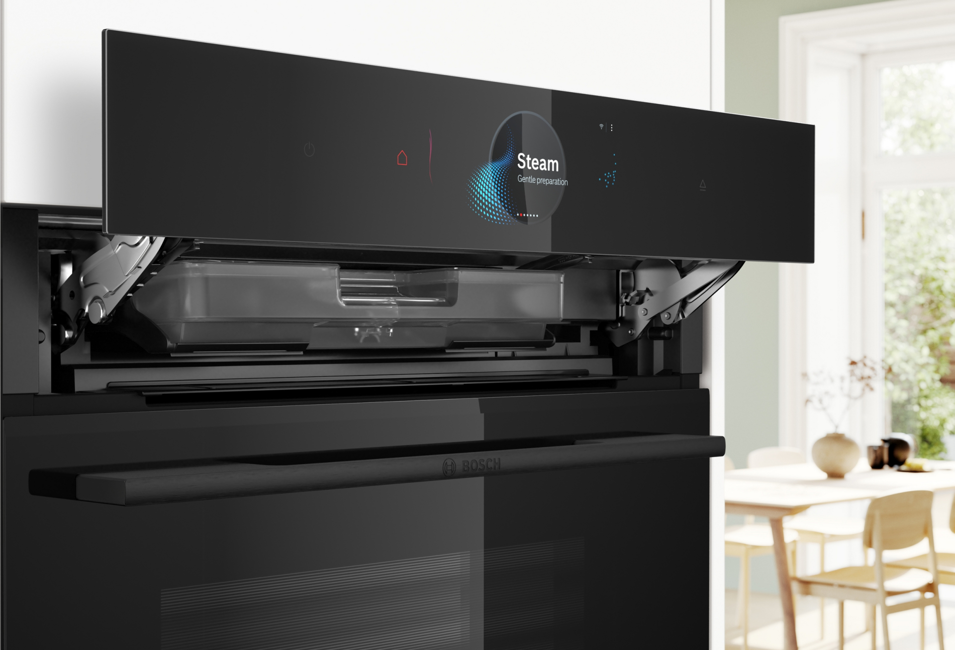 BOSCH SERIE 8 four multifonction avec vapeur - 60cm - HSG958DB1