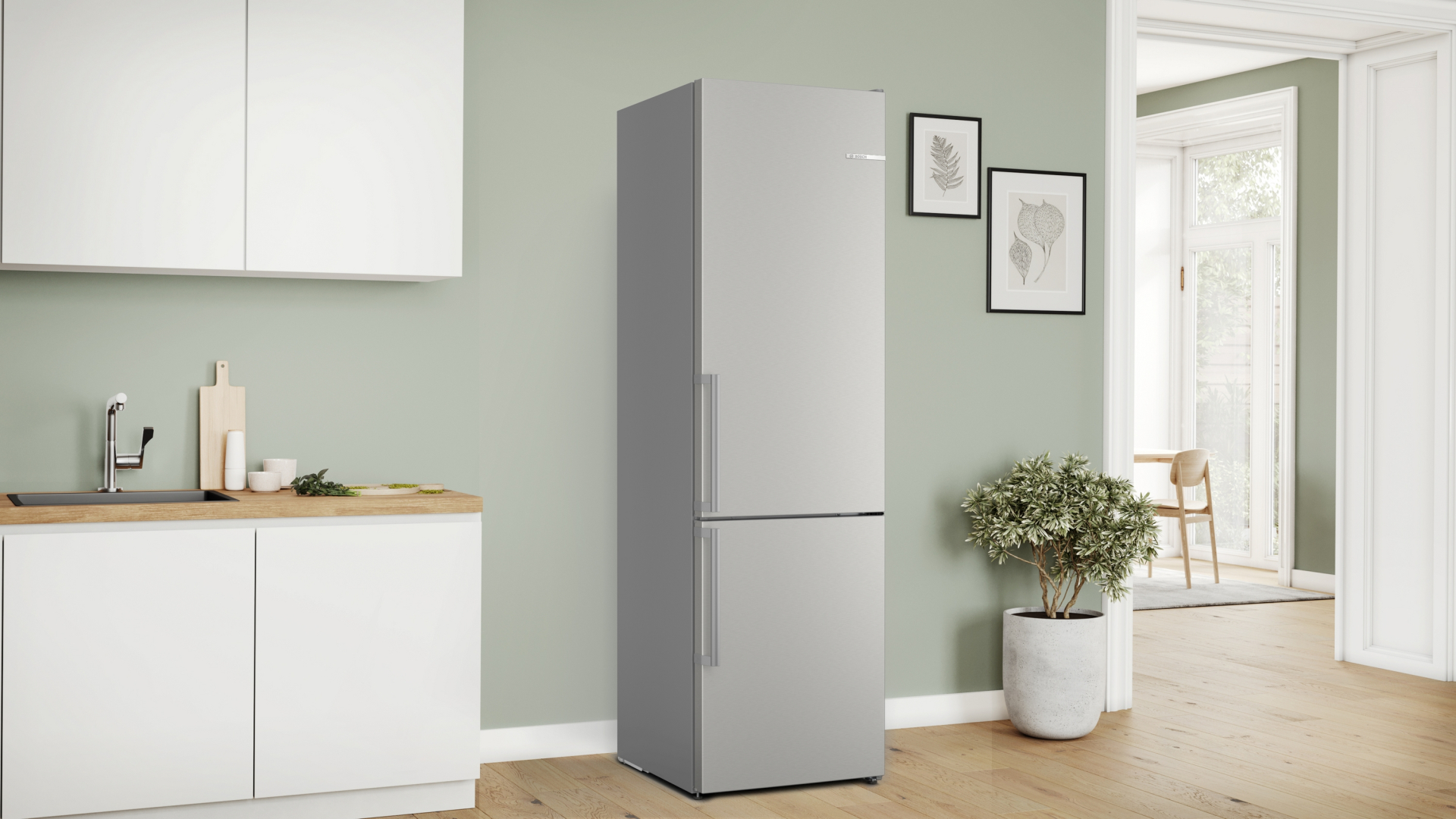 BOSCH SERIE 4 combiné réfrigérateur-congélateur pose-libre - 203cm - KGN39VICT