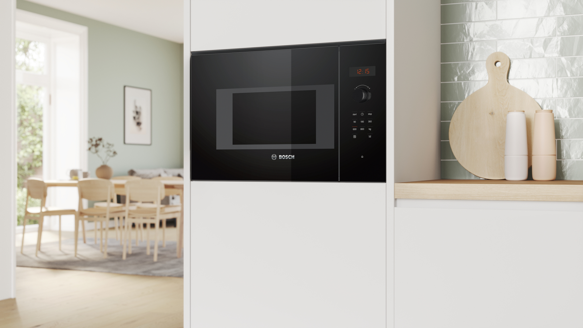 BOSCH SERIE 4 four à micro-ondes - 38cm - BFL523MB1F