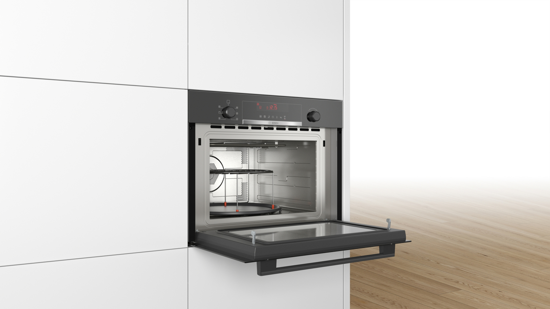 BOSCH SERIE 4 four multifonction avec micro-ondes - 45cm - CMA583MB0