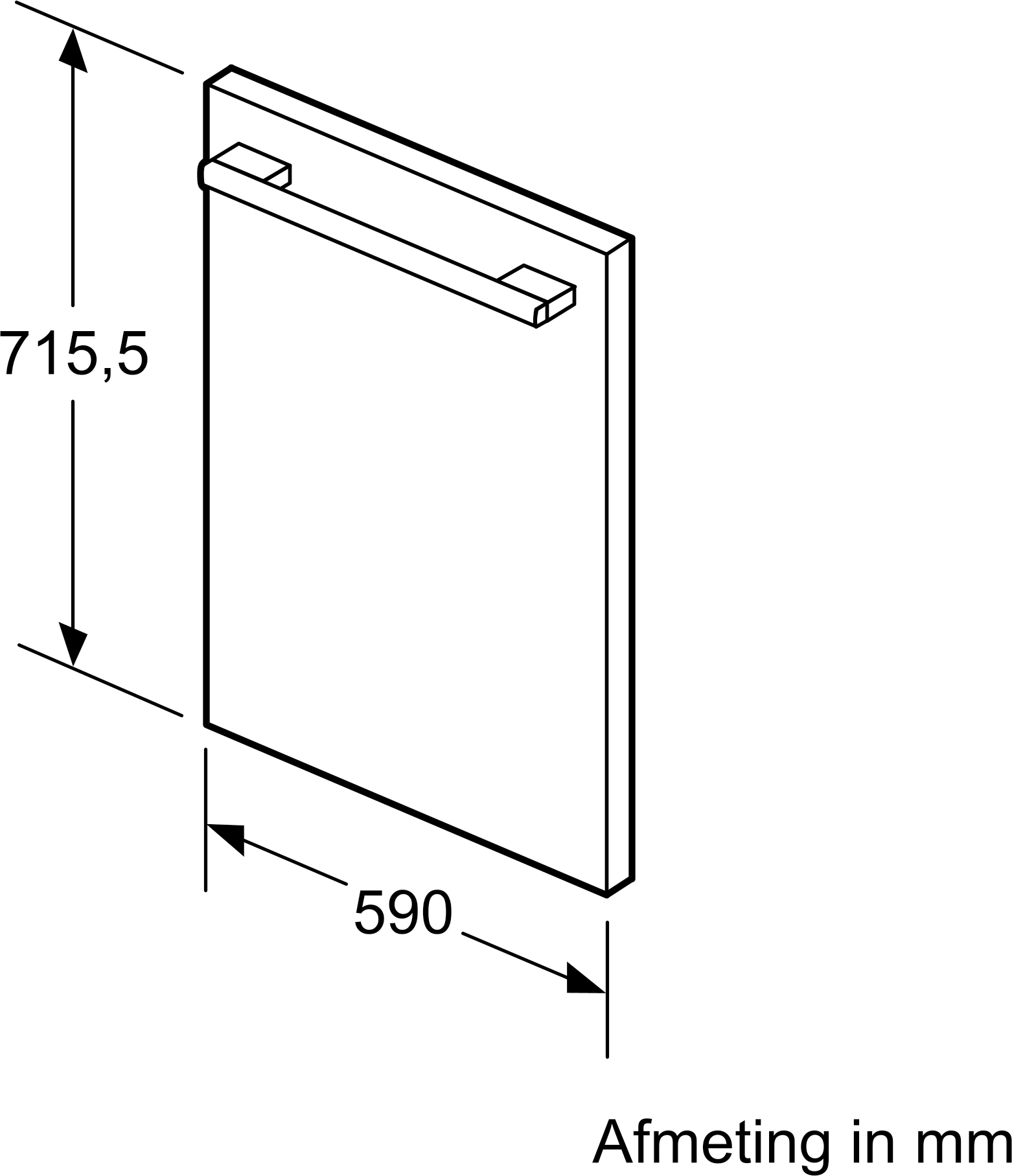 SIEMENS panneau de porte - KU20ZSX0