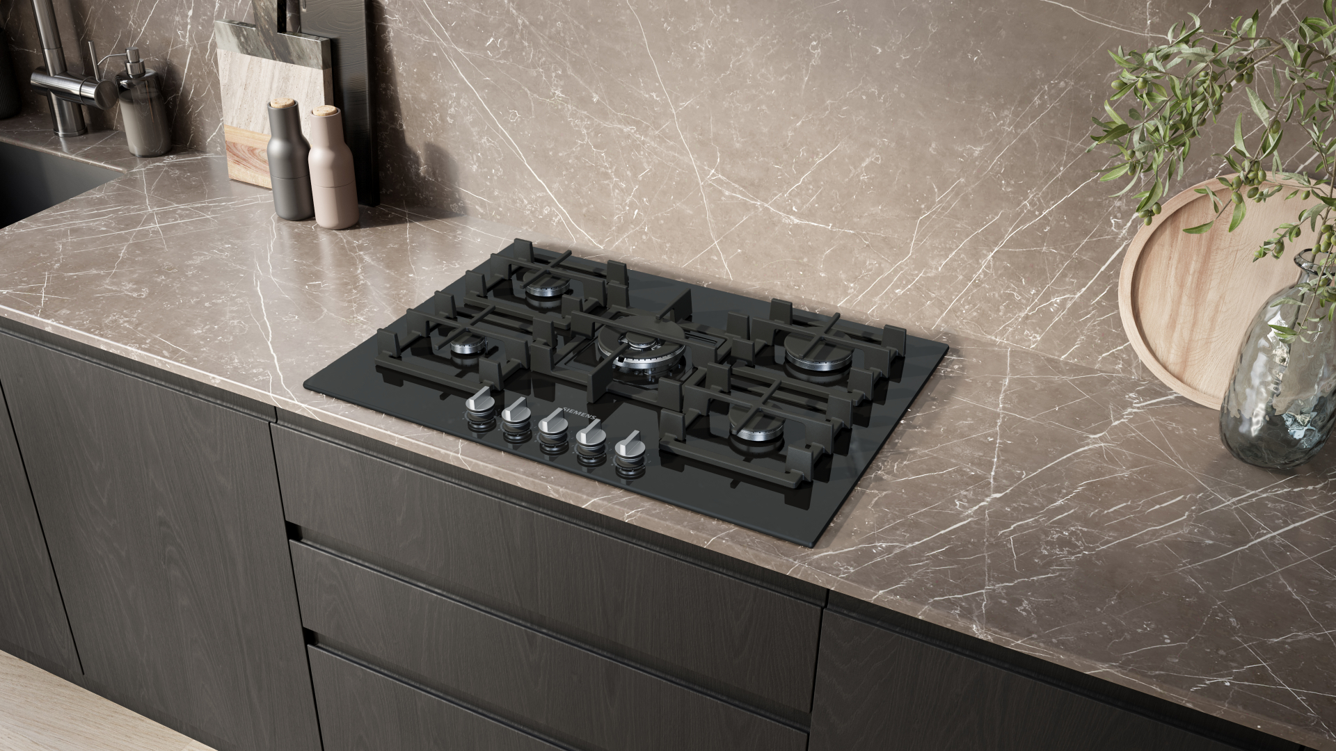 SIEMENS IQ500 table de cuisson au gaz - 75cm - EP7A6QI40