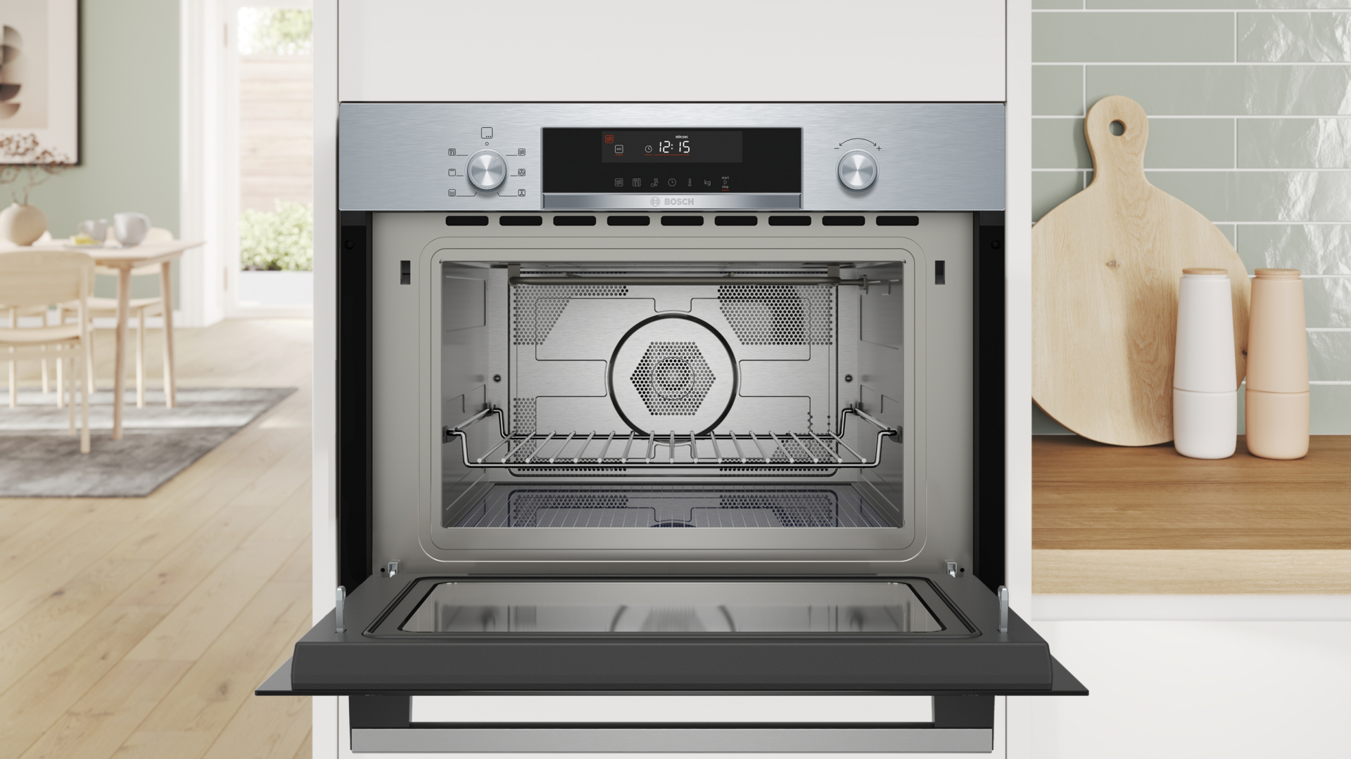 BOSCH SERIE 6 four à micro-ondes - combi - 45cm - CMA585GS1