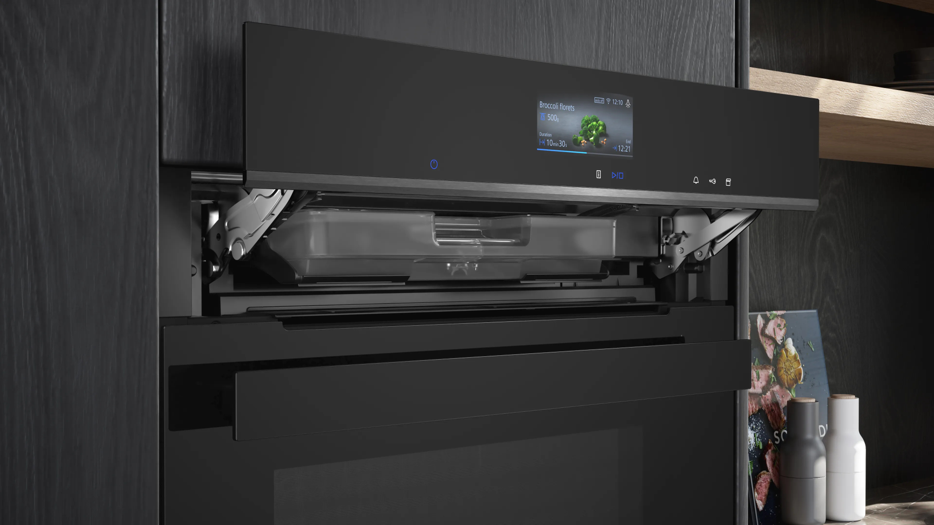 SIEMENS iQ700 four multifonction avec vapeur - 45cm - CS936GAB1