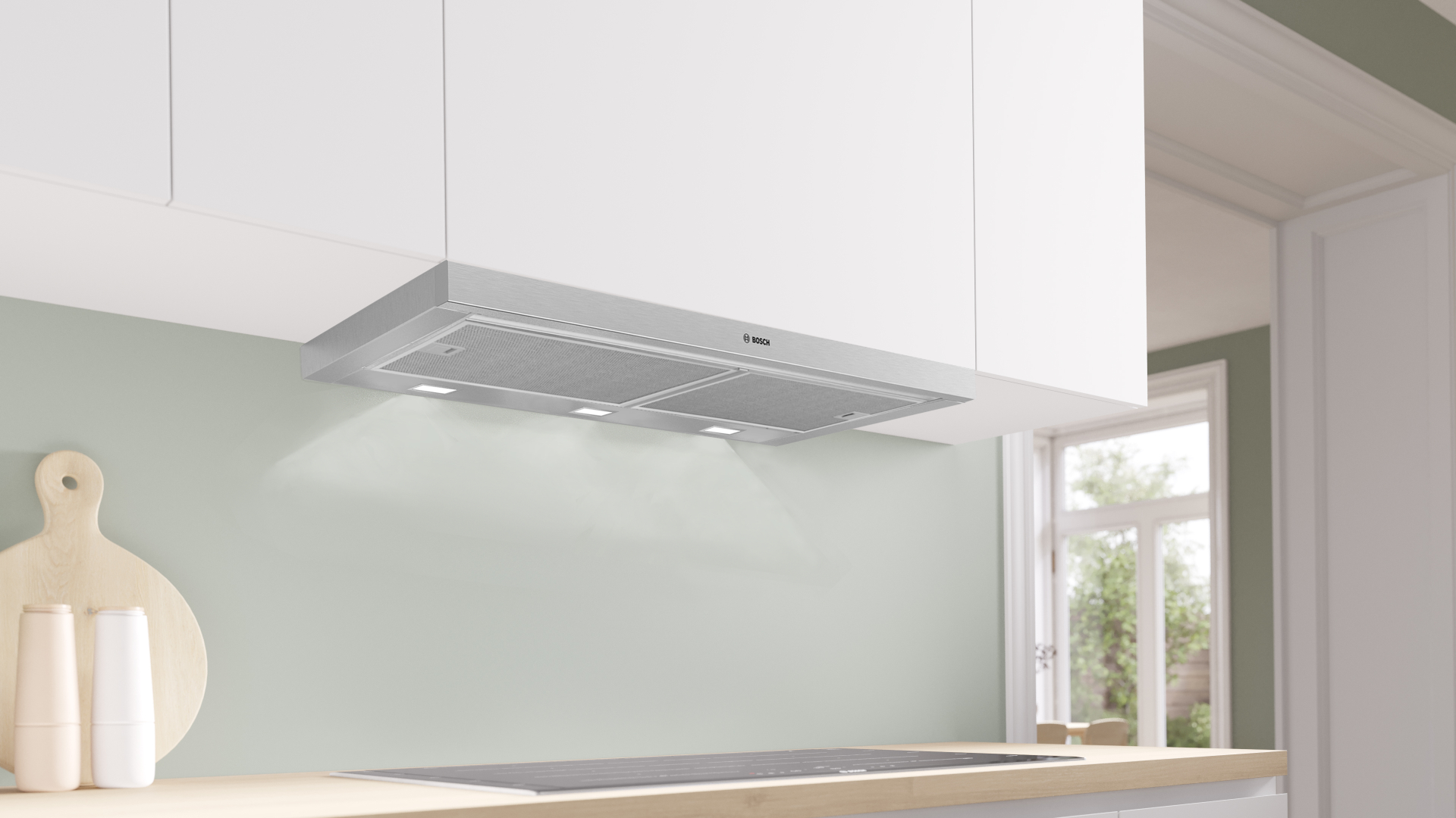 BOSCH SERIE 6 hotte téléscopique - 90cm - DFR097T51