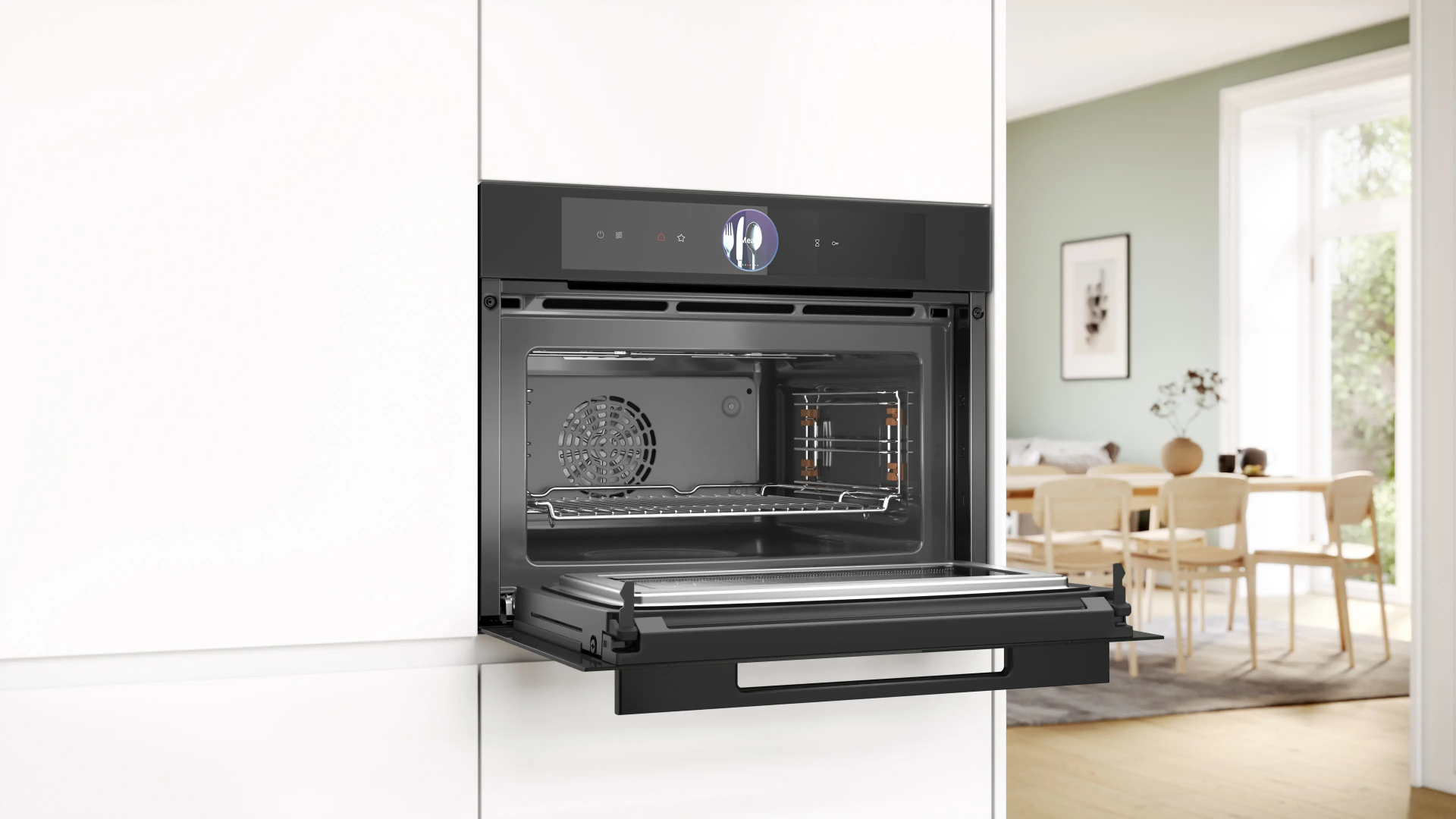 BOSCH four multifonction avec micro-ondes - 45cm - CMG9361M1