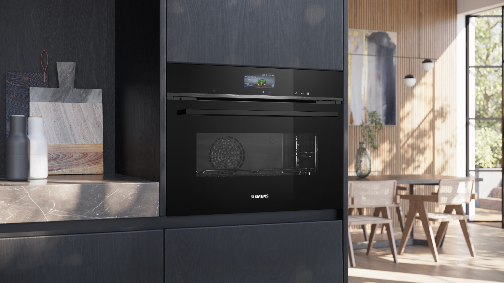 SIEMENS IQ700 four multifonction avec vapeur - 45cm - CS736G1B2