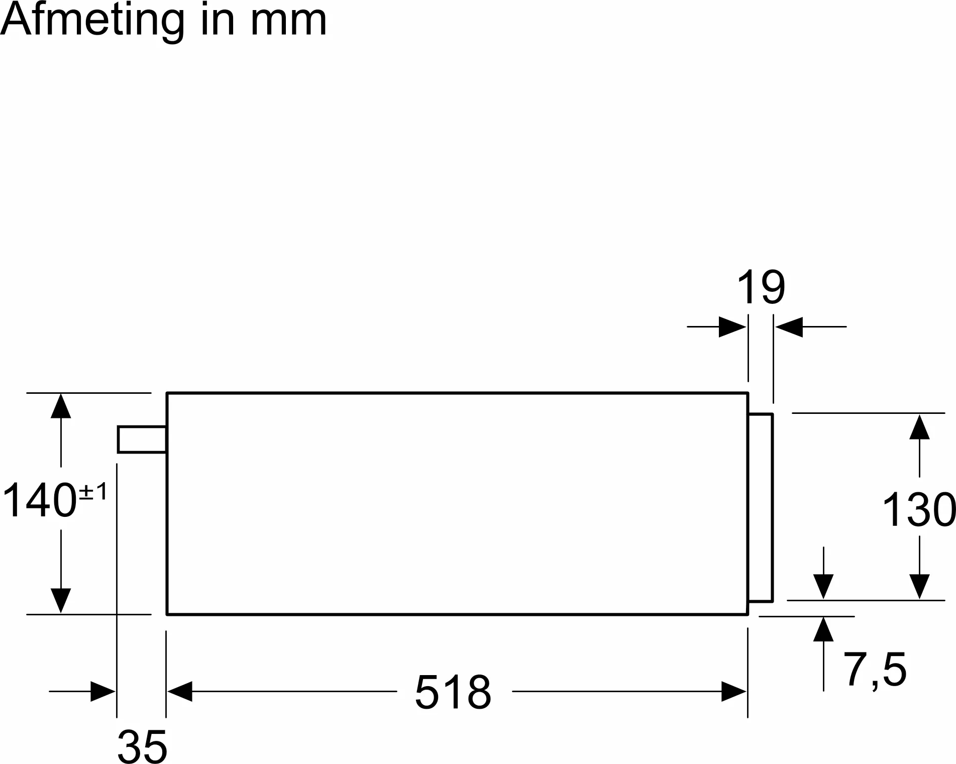 SIEMENS IQ700 tiroir chauffant - 14cm - BI910C1M1