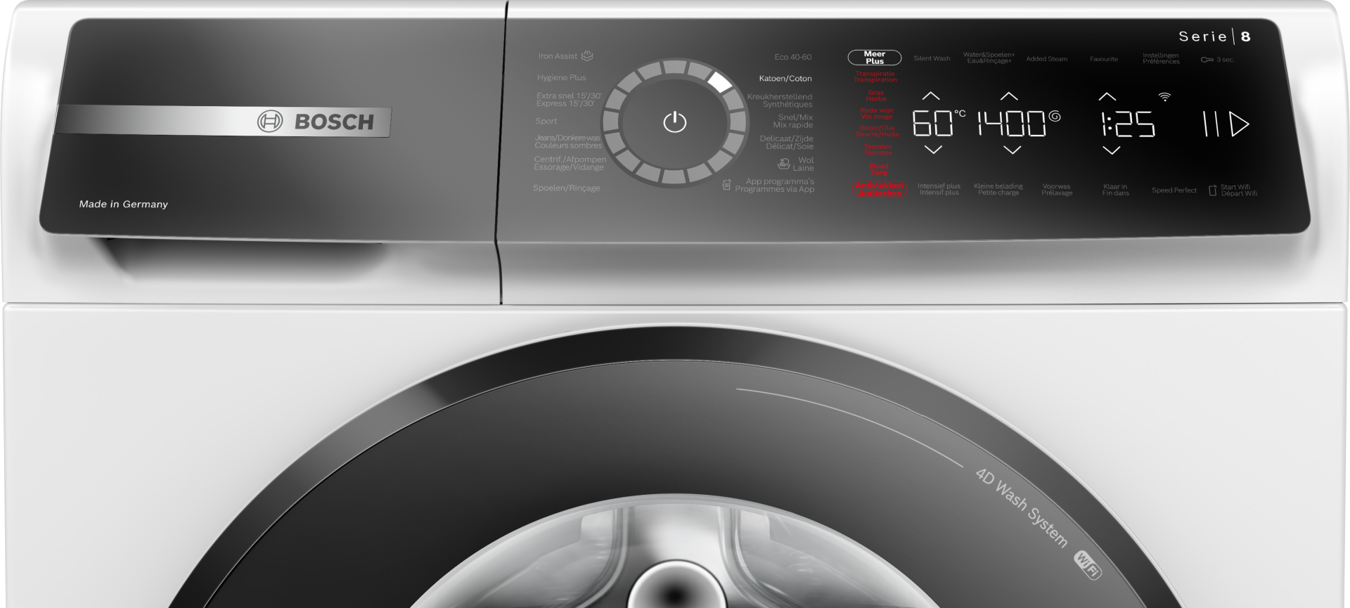 BOSCH SERIE 8 Wasmachine 9 kg - WGB2440AFG