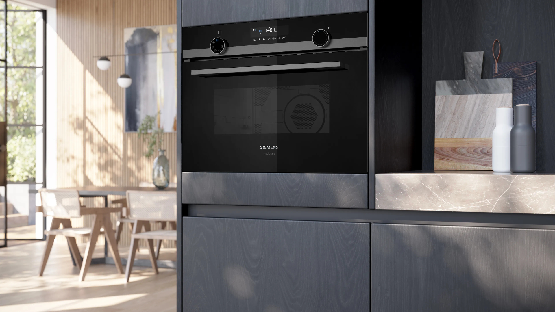 SIEMENS IQ500 four à micro-ondes - combi - 45cm - CM485AGB1