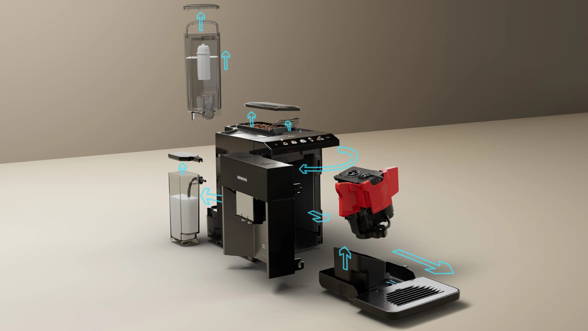 SIEMENS EQ500 machine expresso - TQ518DF3
