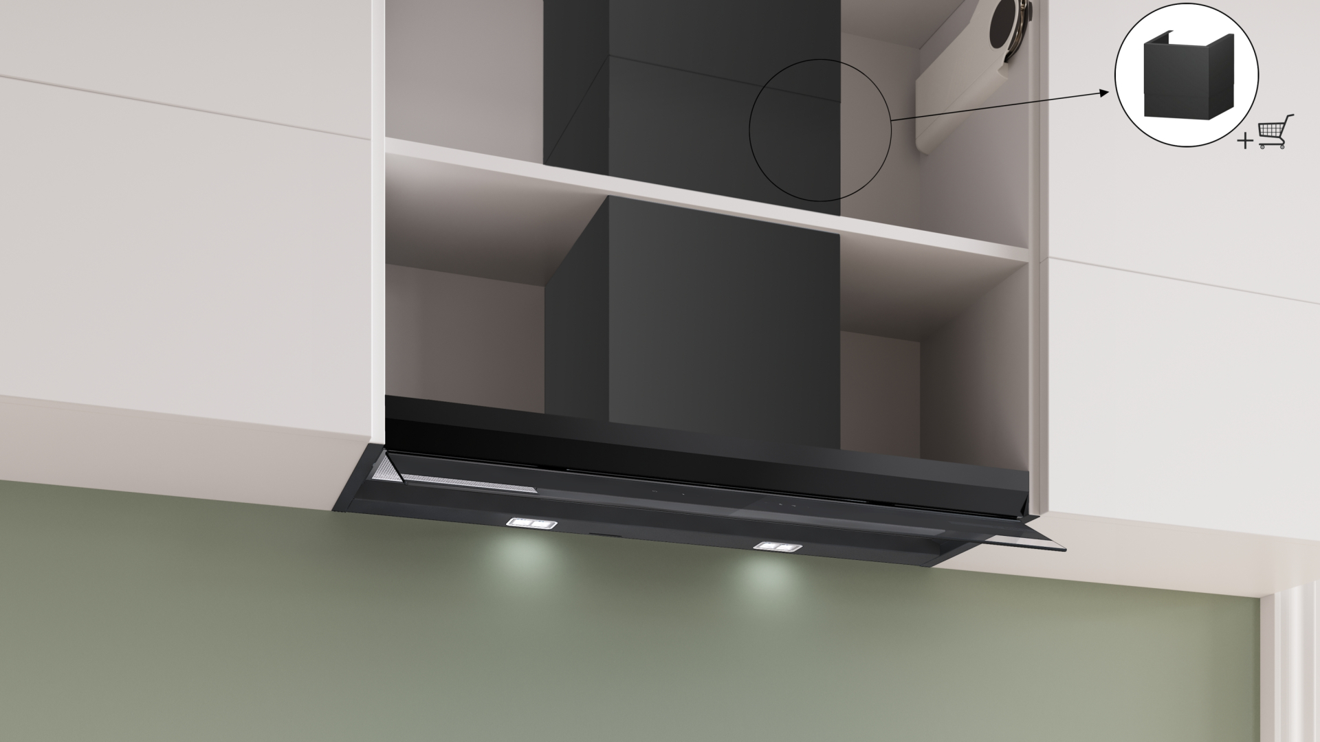 BOSCH SERIE 6 hotte intégré - 90cm - DBB97DP60