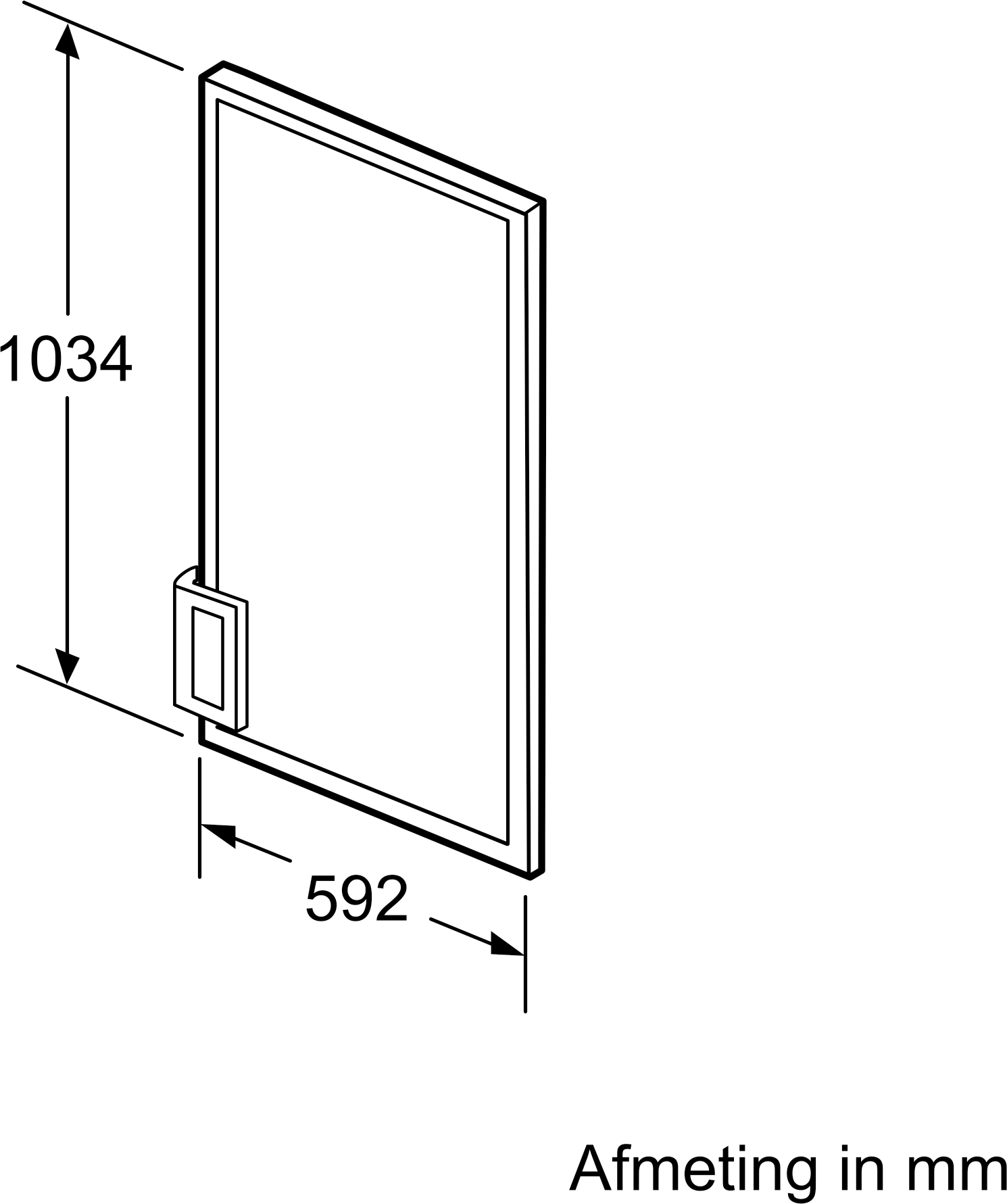 SIEMENS panneau de porte - KF30ZAX0