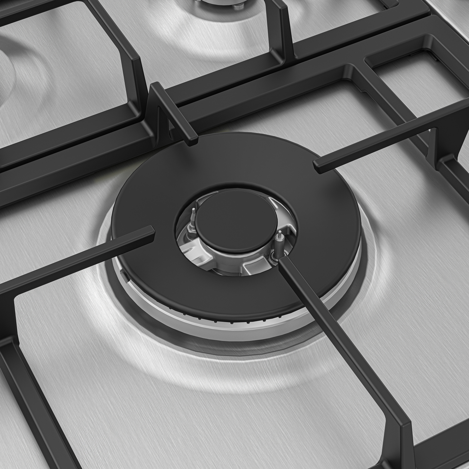BEKO table de cuisson au gaz - 75cm - HIAL75325SX