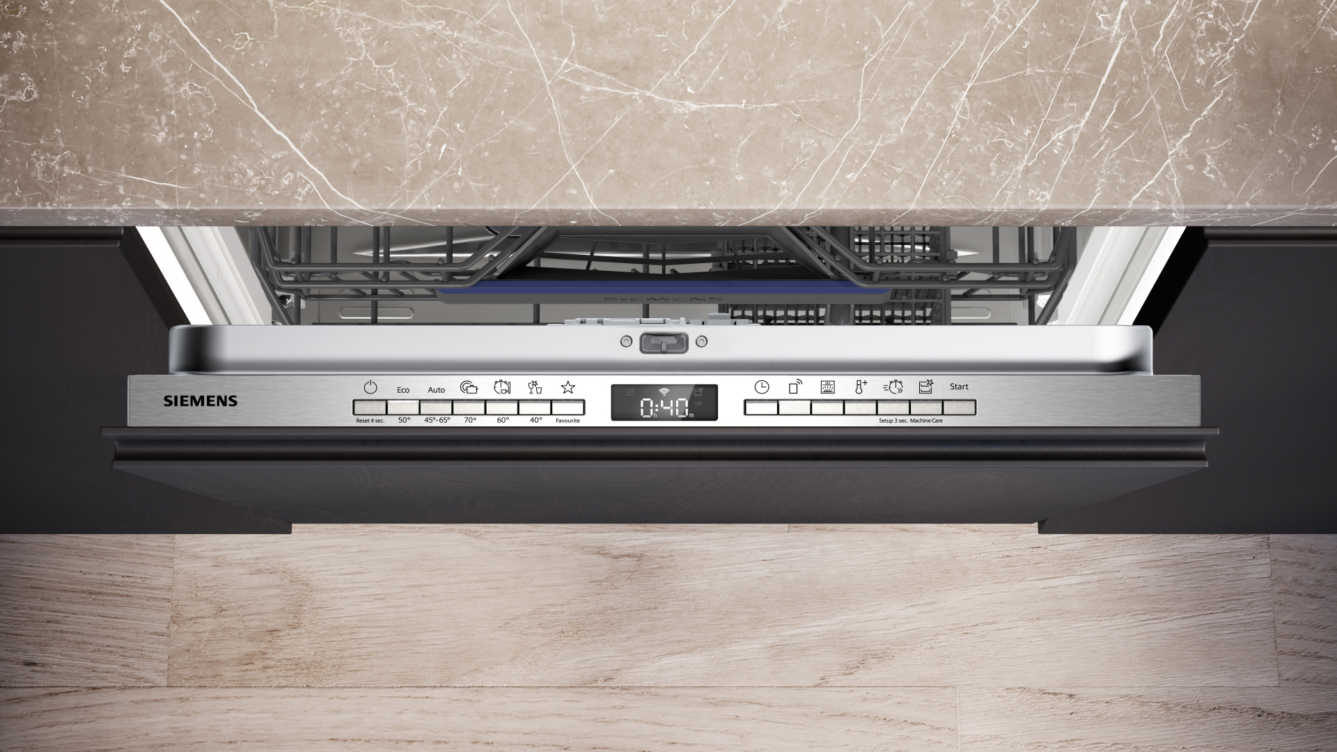 SIEMENS iQ300 lave-vaisselle entièrement intégrable - SN63EX27AE