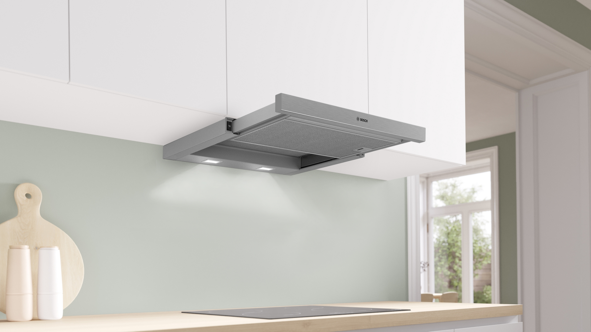 BOSCH hotte téléscopique - 60cm - DFM064W55