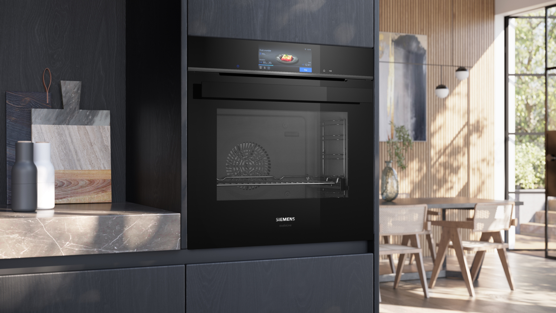 SIEMENS IQ700 four multifonction avec vapeur - 60cm - HS958GDD1