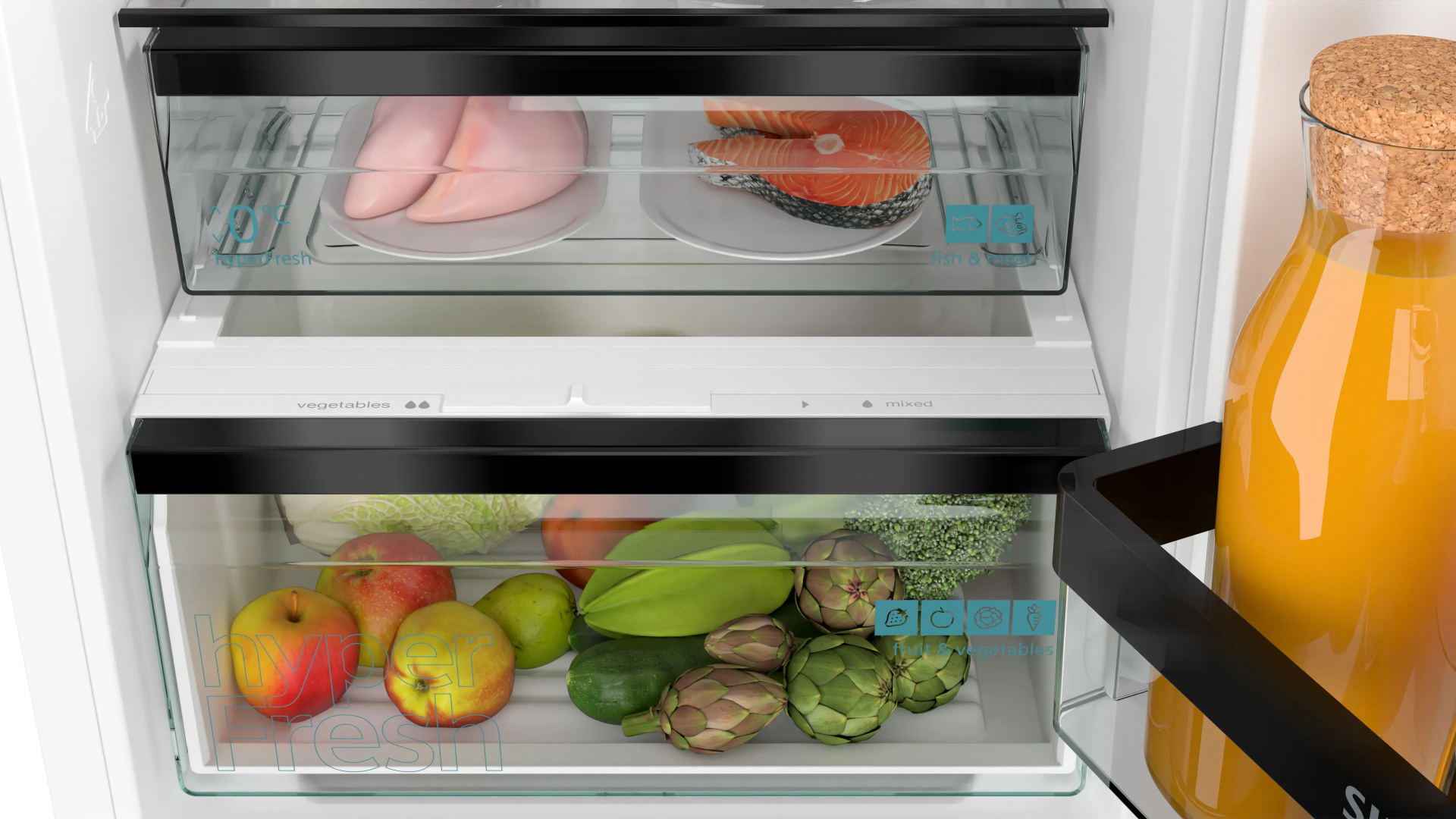SIEMENS iQ500 combiné réfrigérateur-congélateur - 178cm - KI86NSDB0