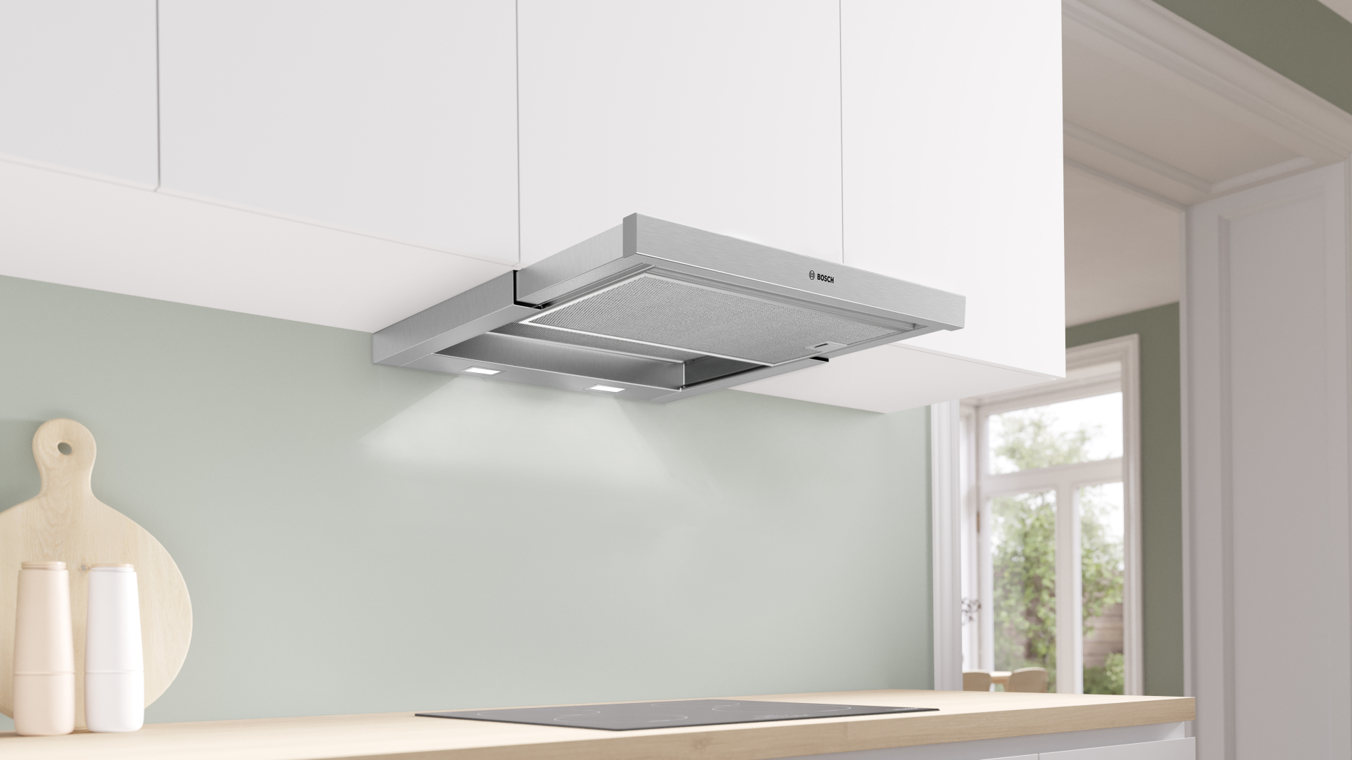 BOSCH SERIE 6 hotte téléscopique - 60cm - DFR067T51