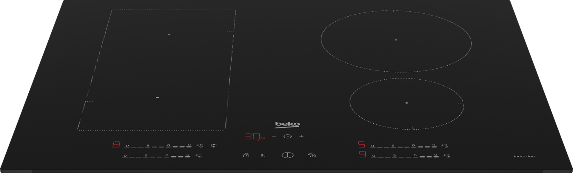 BEKO table de cuisson à induction - 70cm - HII74700UF